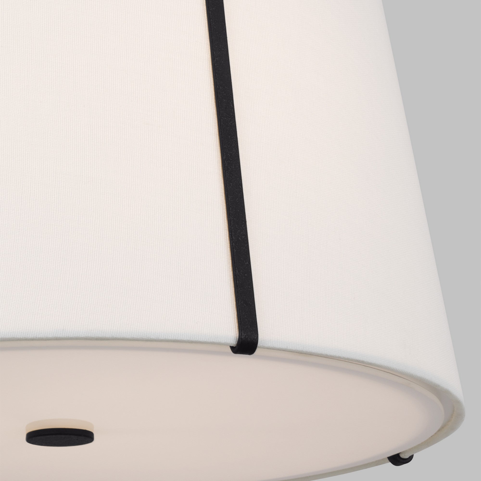 Leander 18" Medium Hanging Shade, Smith Steel Finish - Bees Lighting