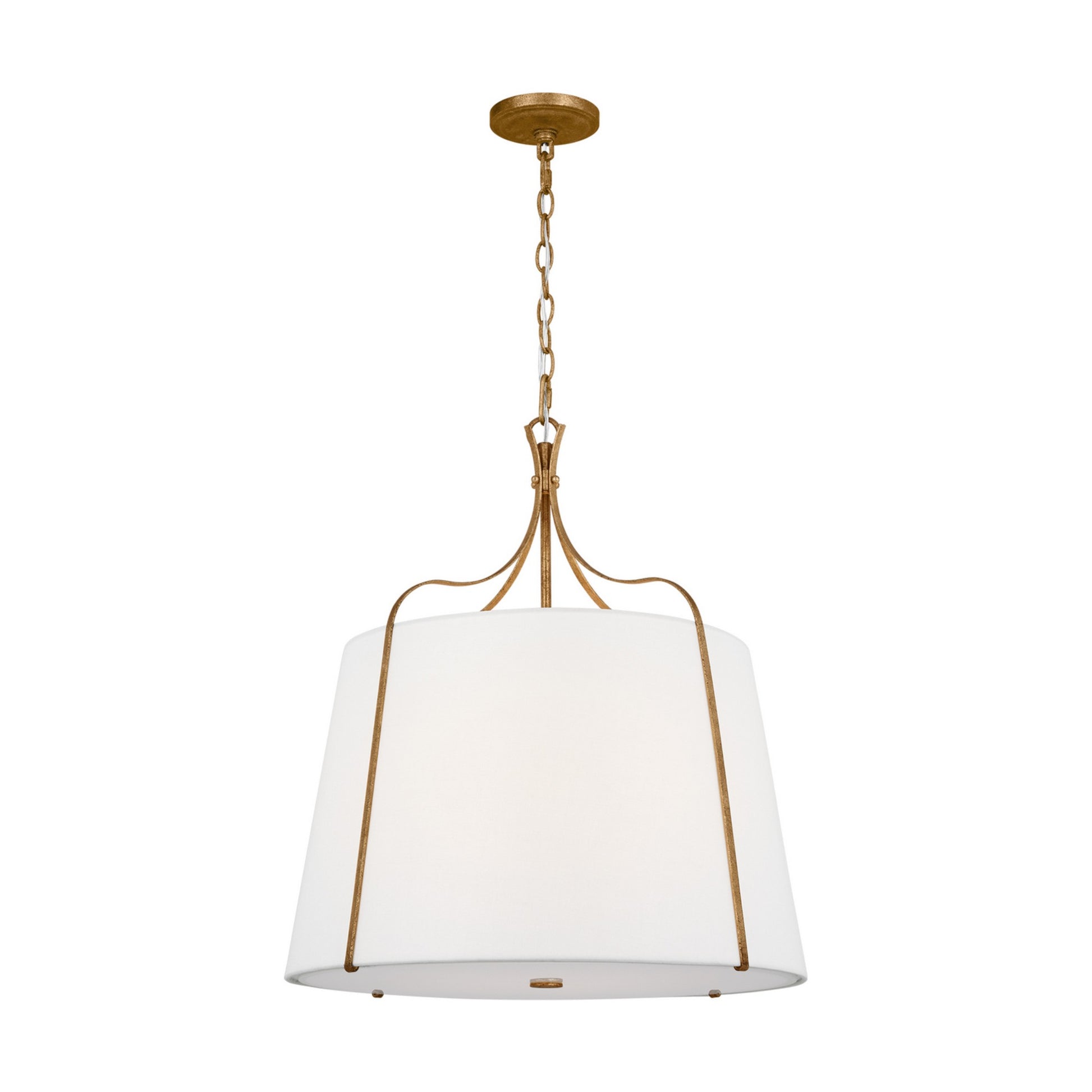 Leander 24" Large Hanging Shade, Antique Gild Finish - Bees Lighting