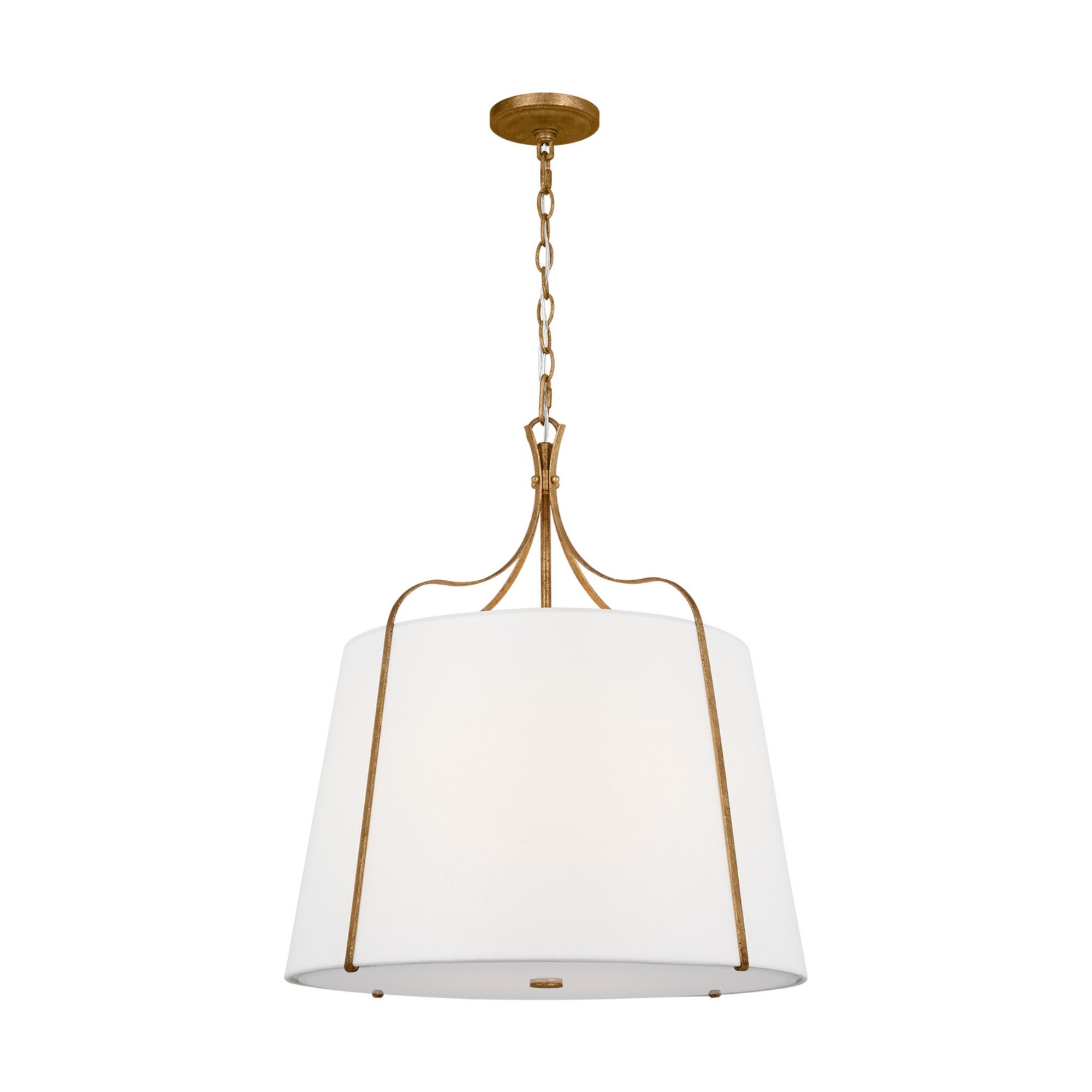Leander 24" Large Hanging Shade, Antique Gild Finish - Bees Lighting