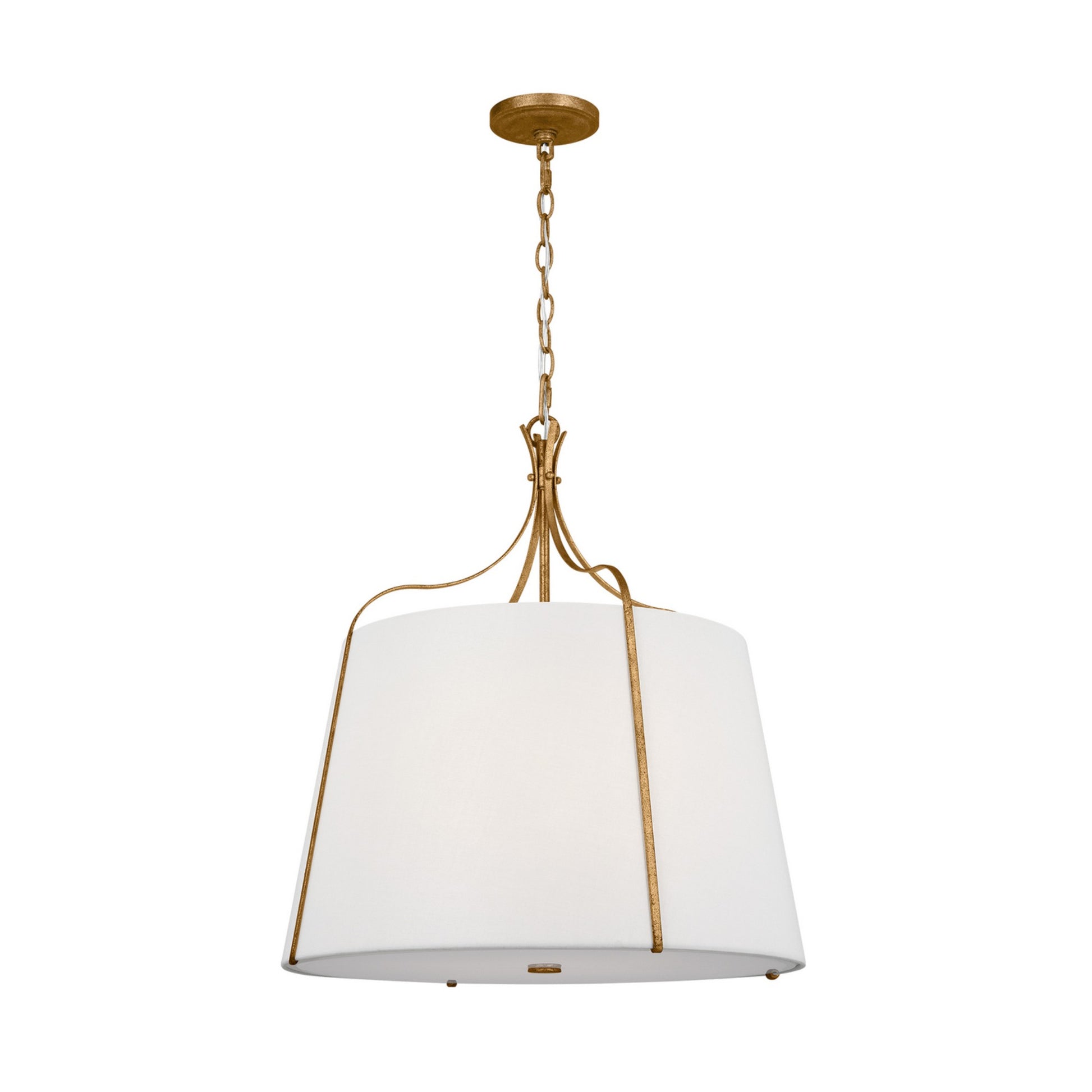 Leander 24" Large Hanging Shade, Antique Gild Finish - Bees Lighting
