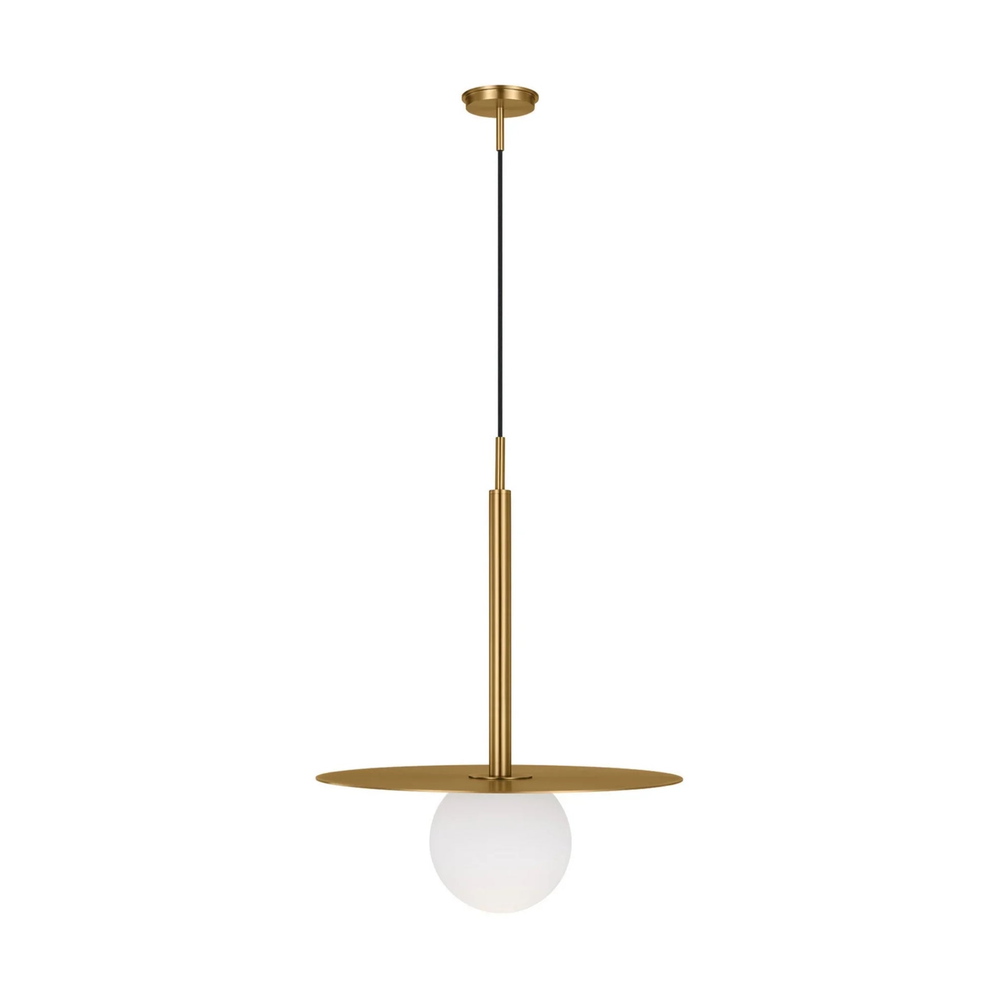 Nodes 18" Large Pendant, Burnished Brass Finish - Bees Lighting