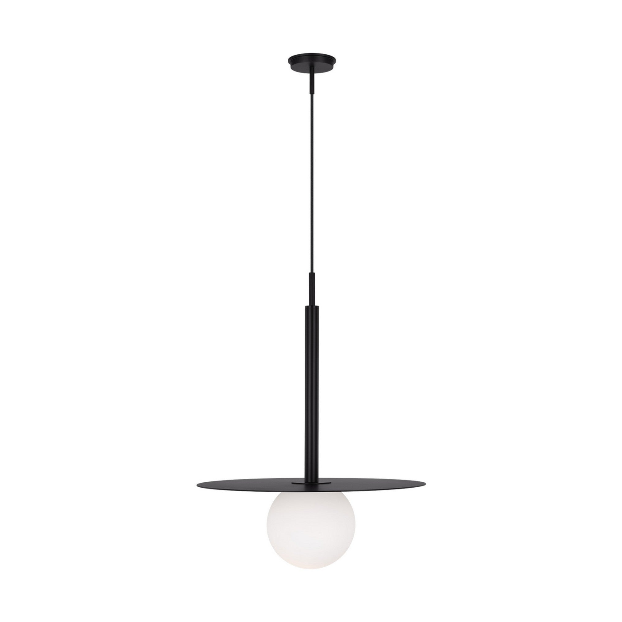 Nodes 18" Large Pendant, Midnight Black Finish - Bees Lighting