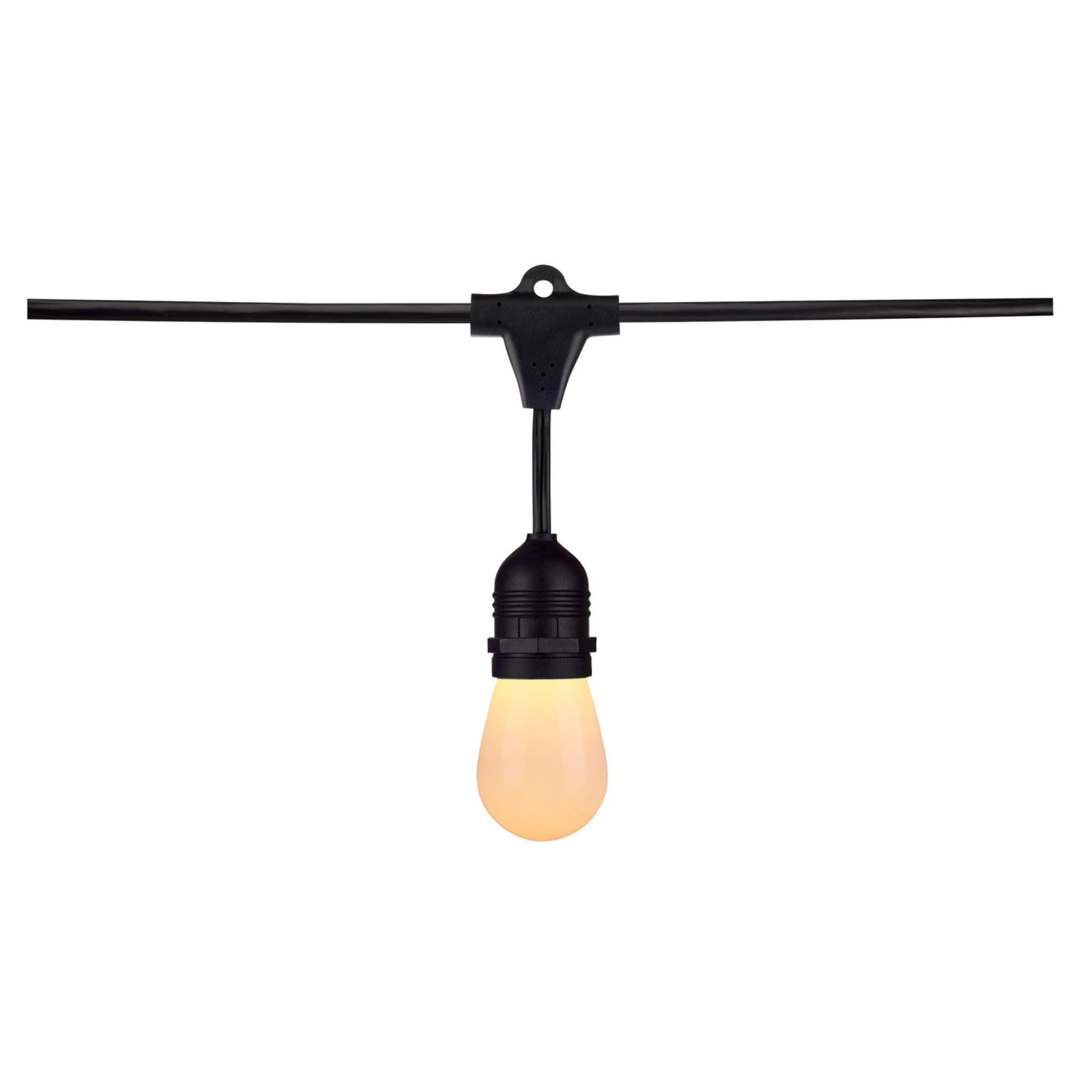 Starfish WiFi Smart Indoor/Outdoor LED String Light, 12-S14 Bulbs, Tunable White - Bees Lighting
