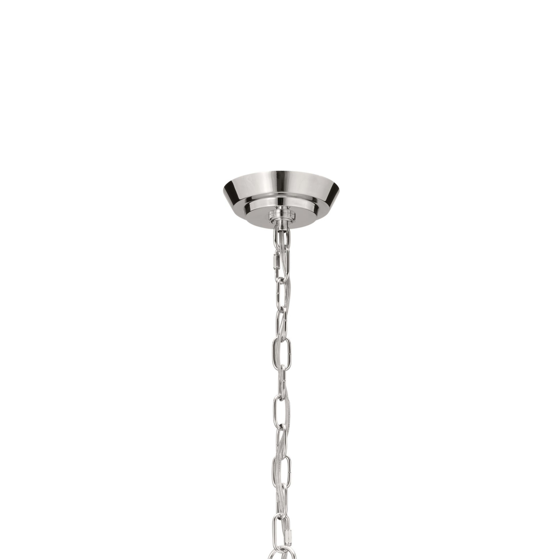 Truby 38" 9-Light Chandelier, Polished Nickel Finish - Bees Lighting