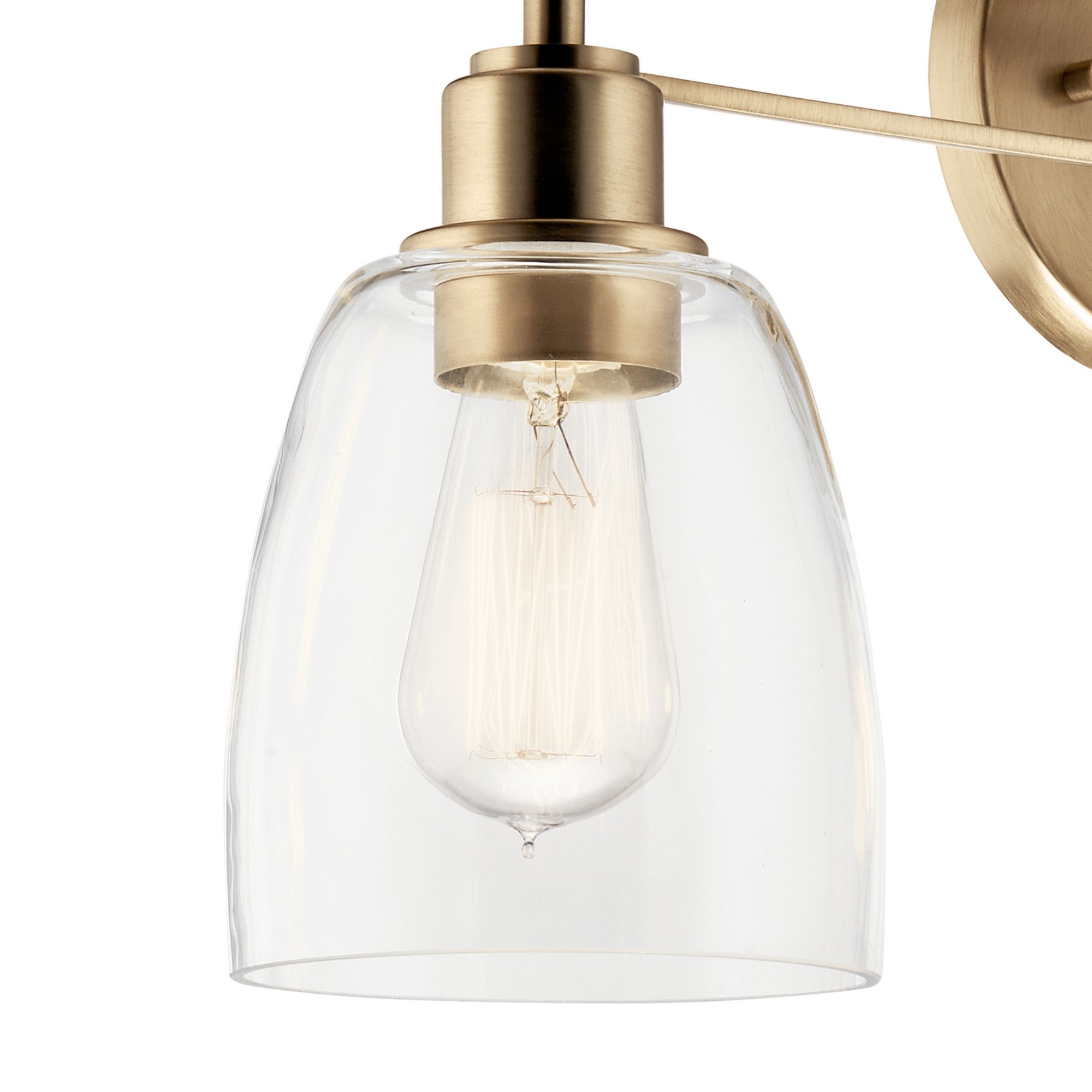 Meller 24" 3-Light Bath Vanity Light, Champagne Bronze Finish - Bees Lighting