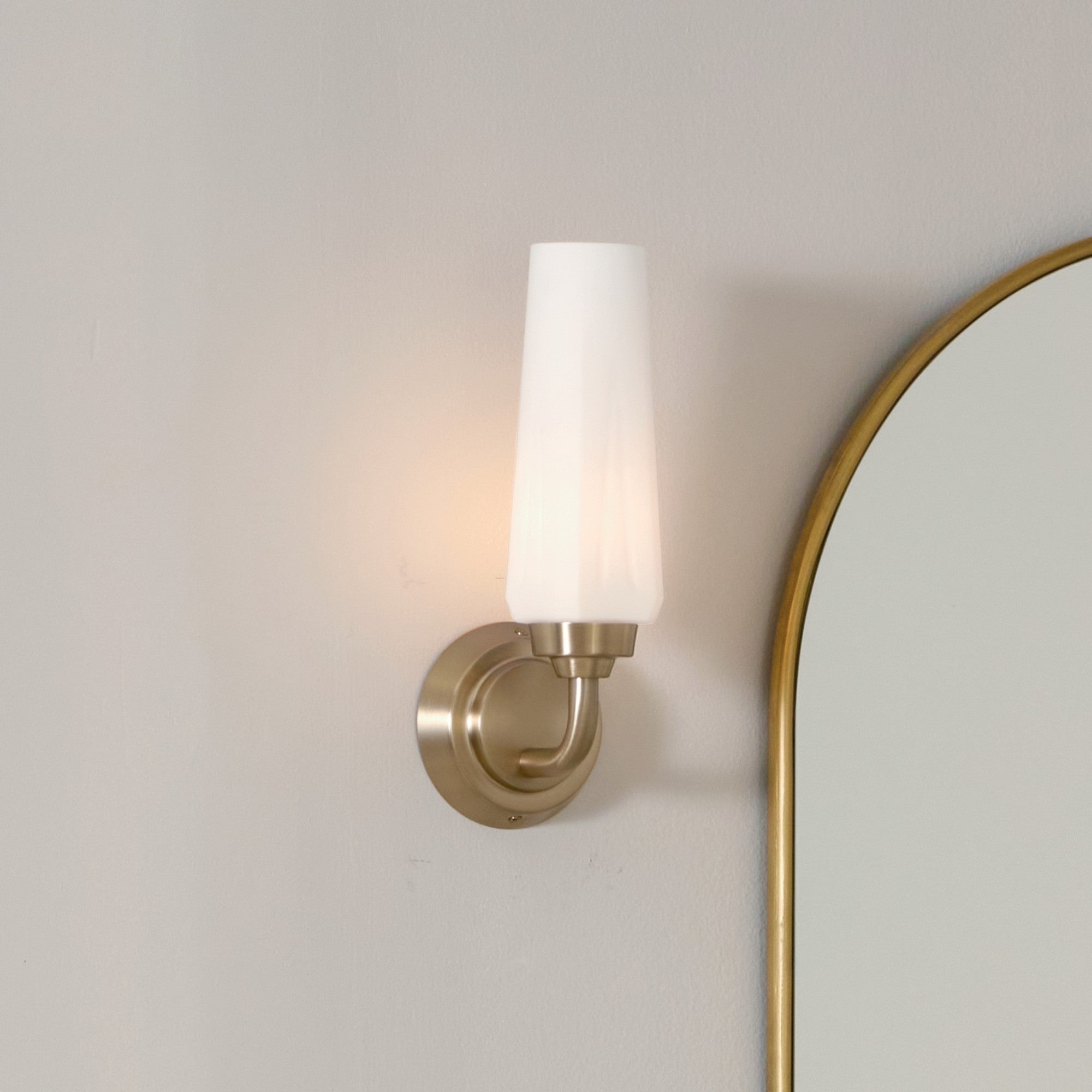 Truby 12" Wall Sconce, Champagne Bronze Finish - Bees Lighting