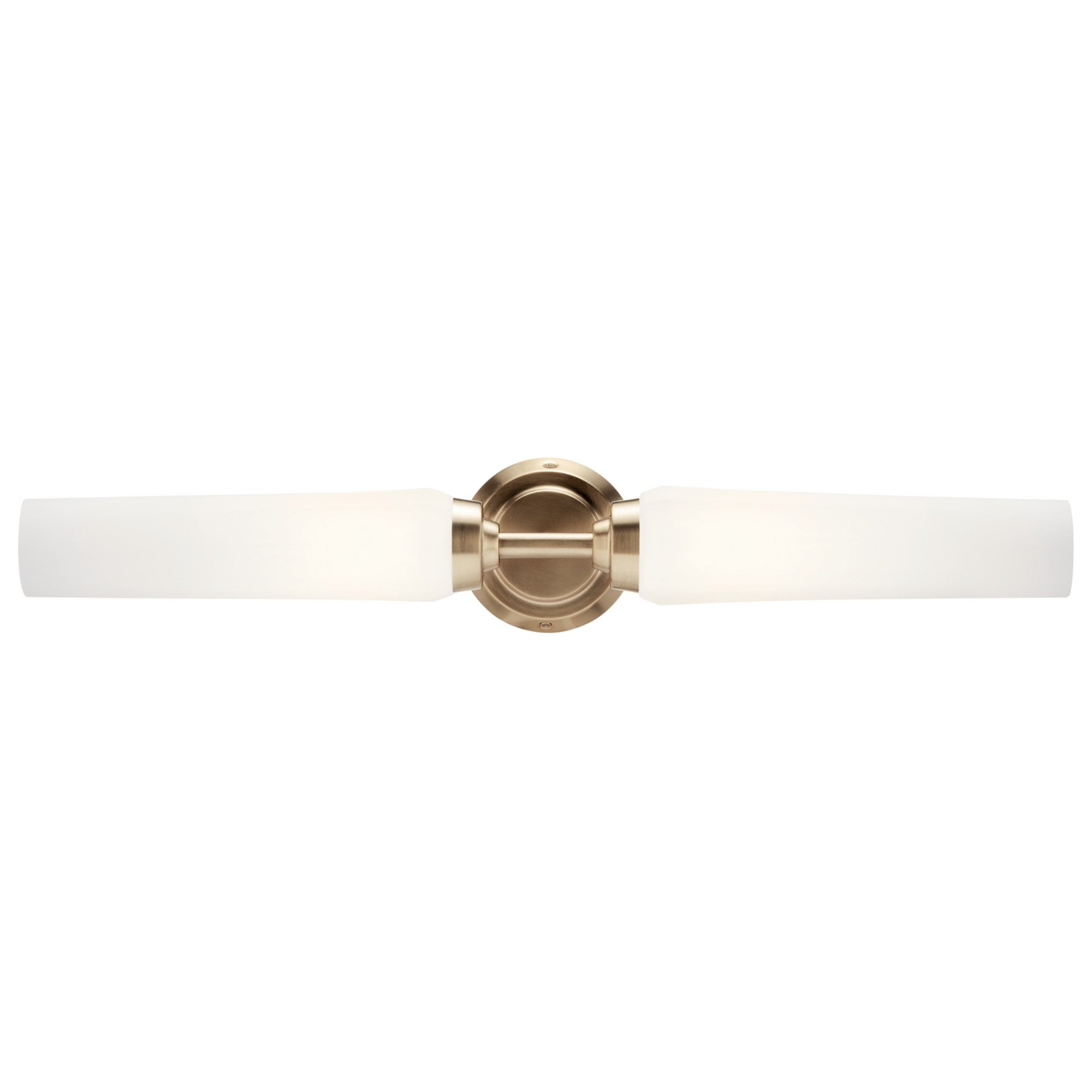 Truby 26" 2-Light Bath Vanity Light, Champagne Bronze Finish - Bees Lighting