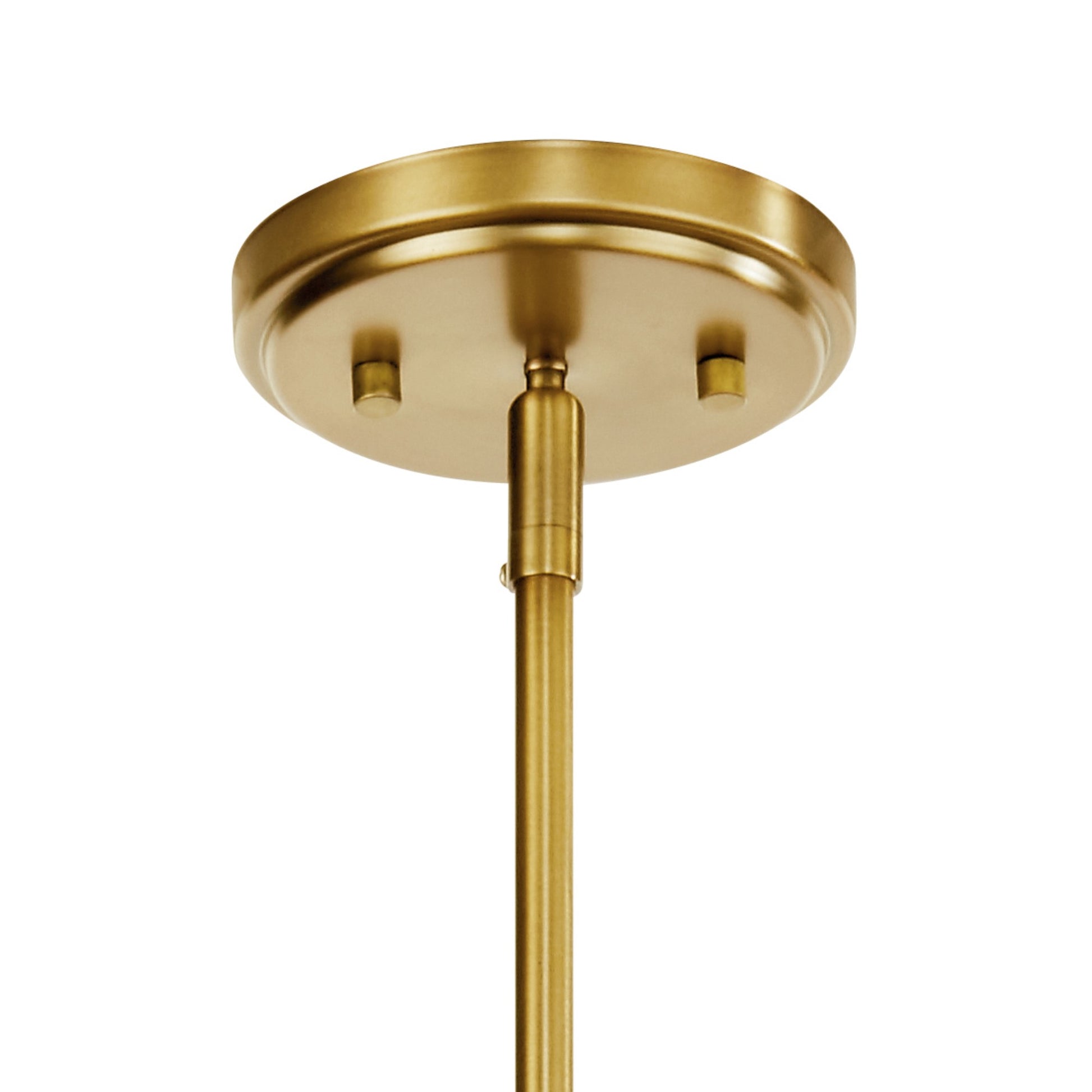 Everett 23" 3-Light Chandelier, Brushed Brass Finish - Bees Lighting