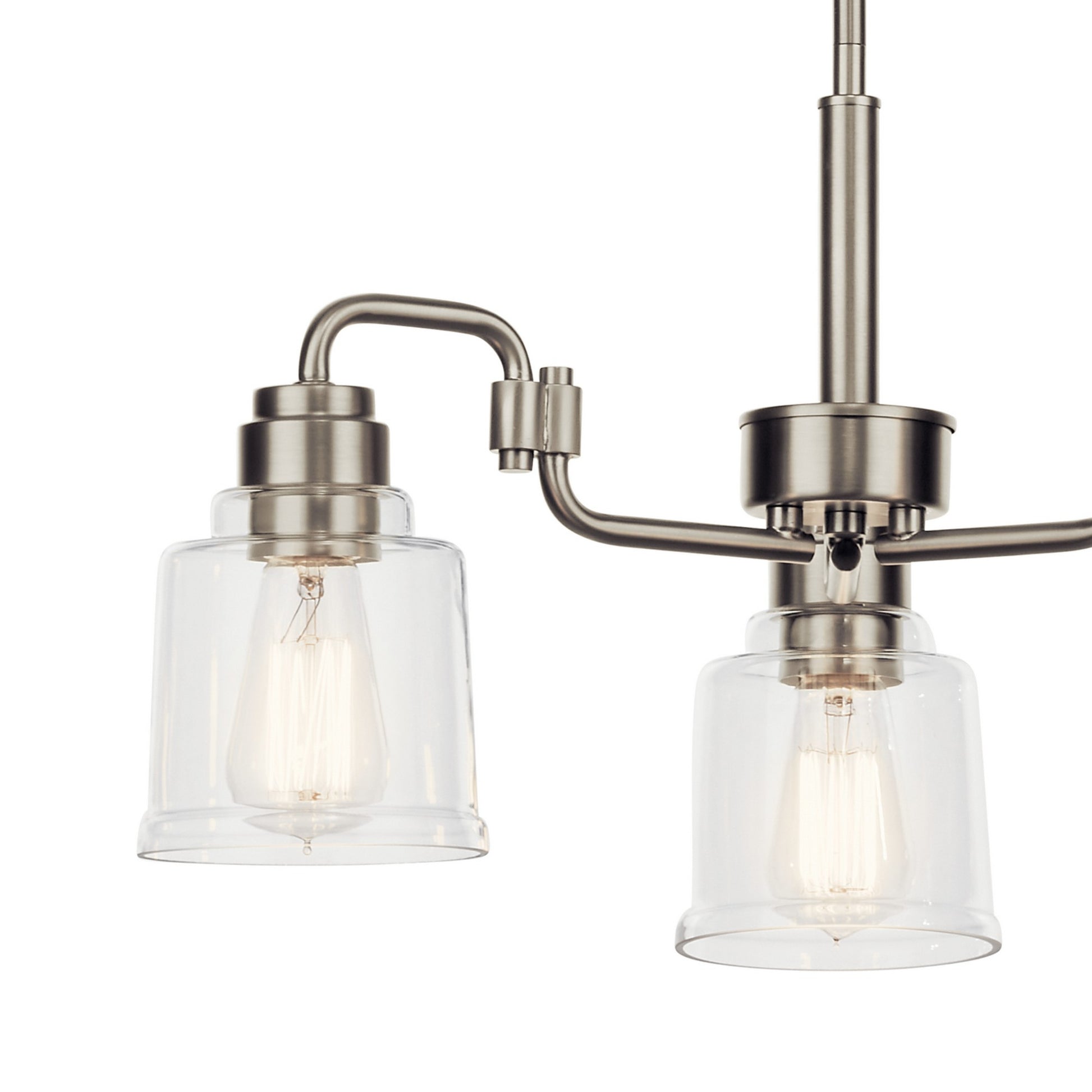 Aivian 23" 3-Light Chandelier, Nickel Textured Finish - Bees Lighting