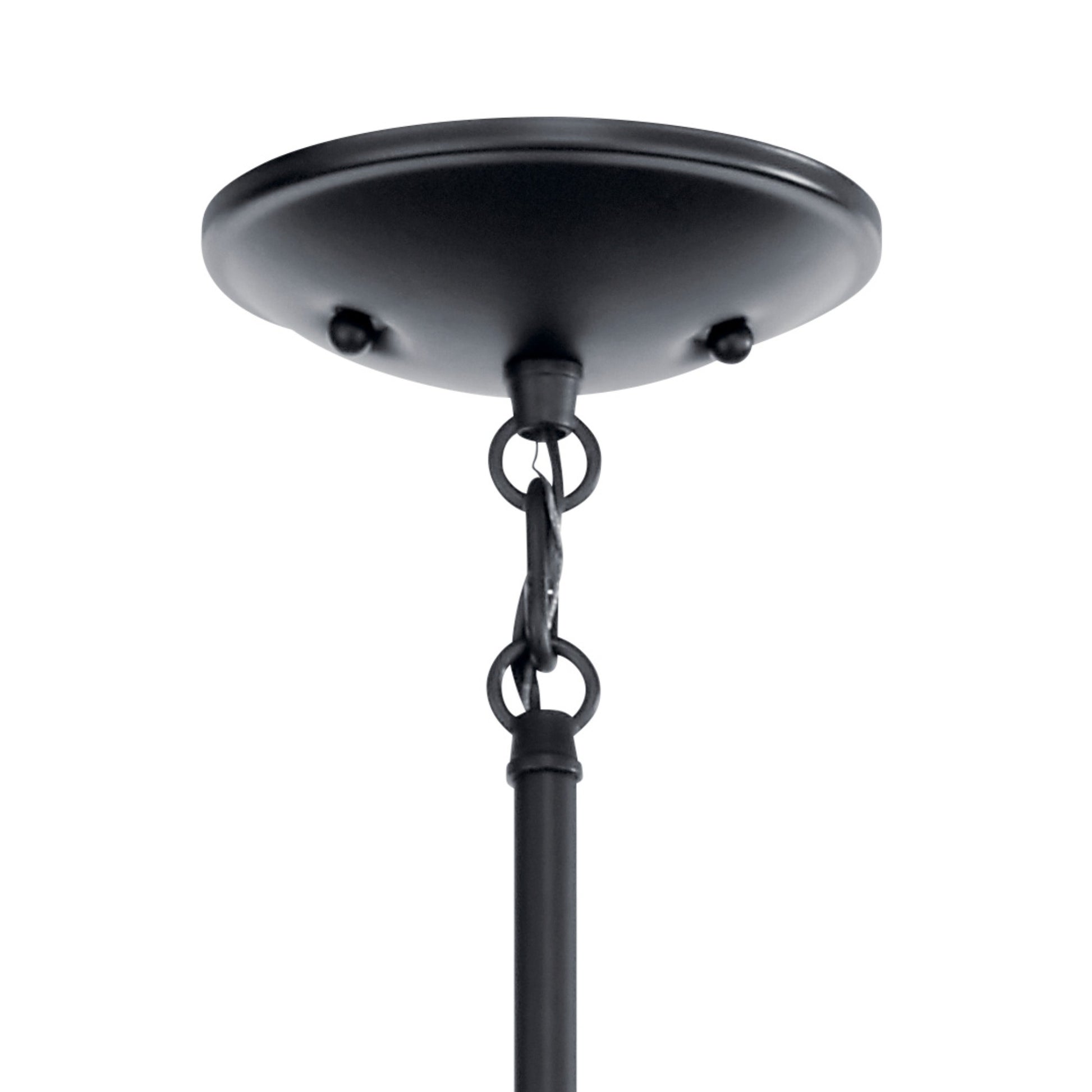 Shailene 27" 9-Light Chandelier, Black Finish, Etched Glass - Bees Lighting