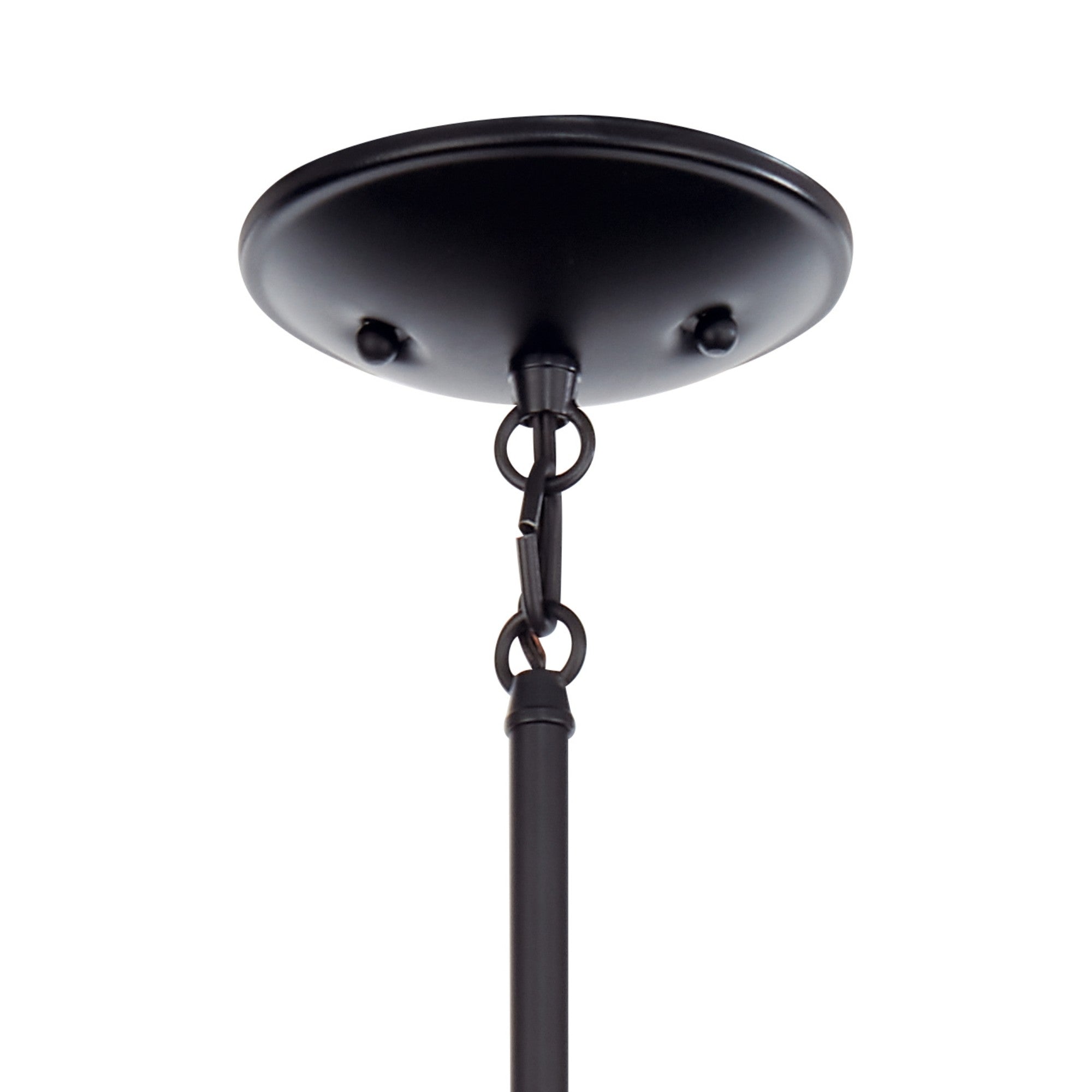 Shailene 5" Mini Pendant, Black Finish, Etched Glass - Bees Lighting