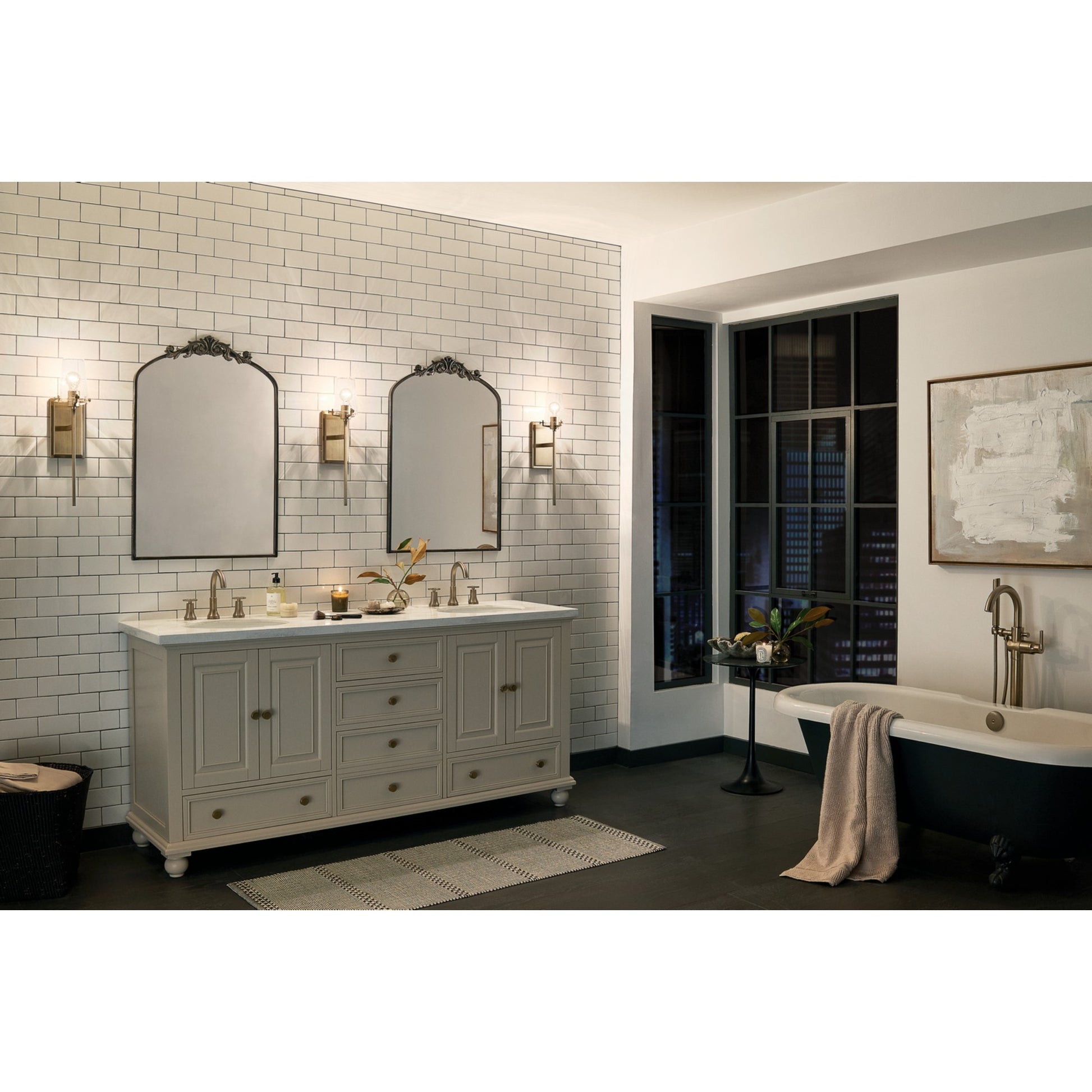Alton 5" Wall Sconce, Champagne Bronze Finish - Bees Lighting