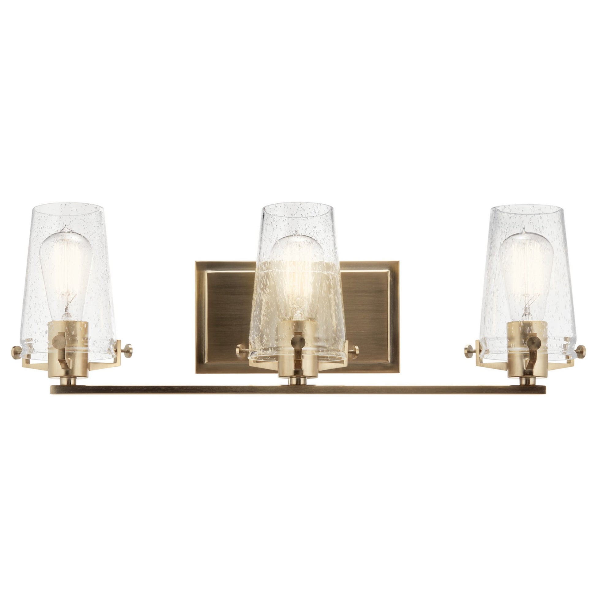 Alton 24" 3-Light Bath Vanity Light, Champagne Bronze Finish - Bees Lighting