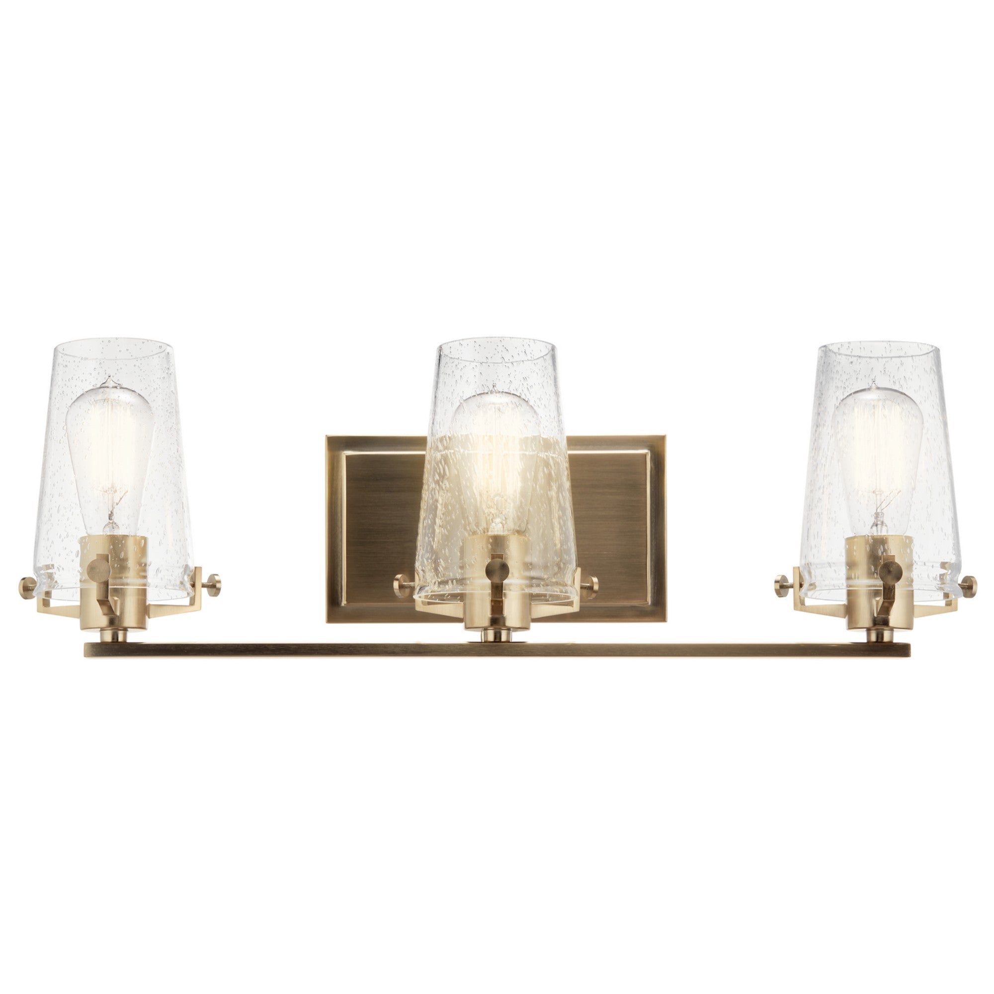 Alton 24" 3-Light Bath Vanity Light, Champagne Bronze Finish - Bees Lighting