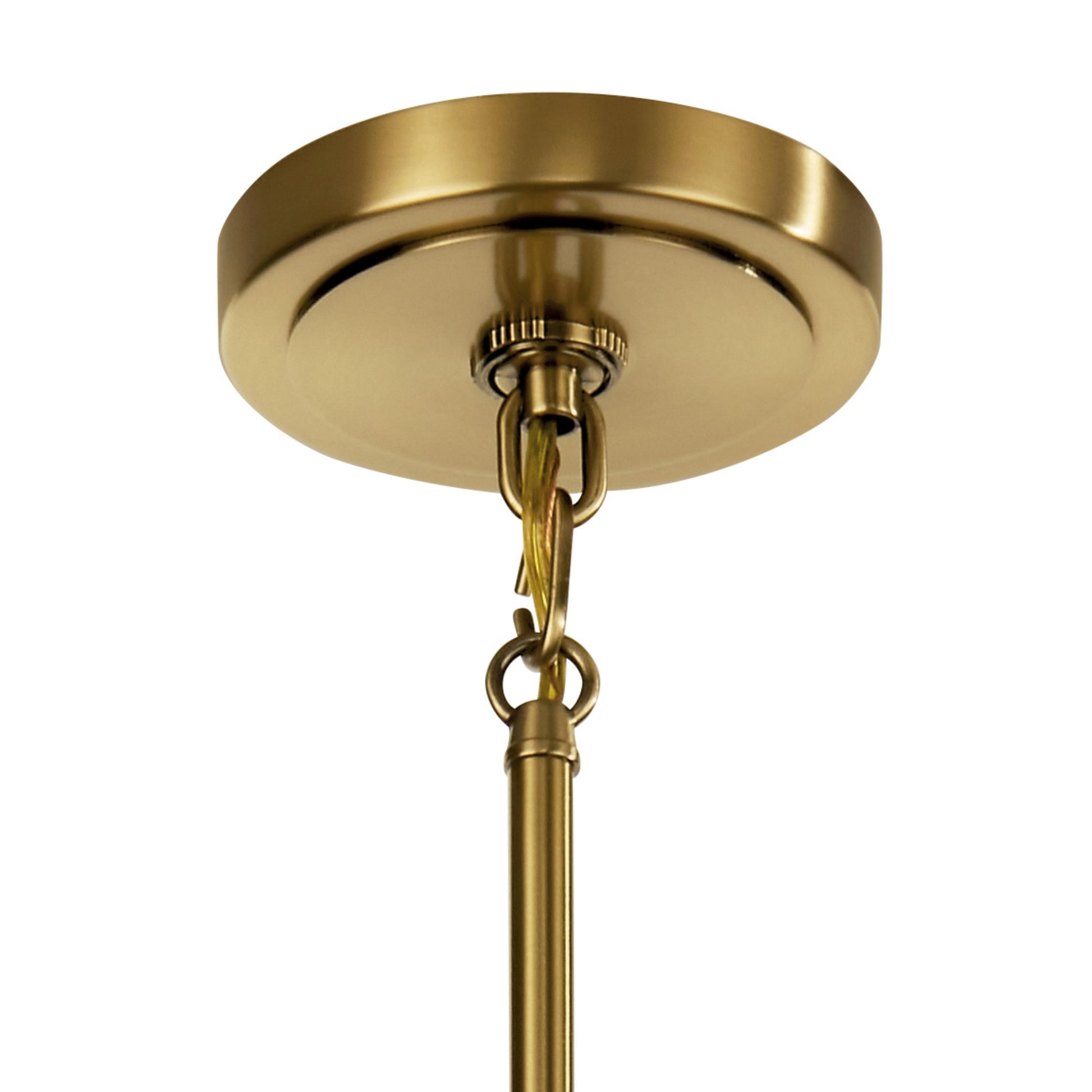 Eastmont 8" Mini Pendant, Brushed Brass Finish - Bees Lighting