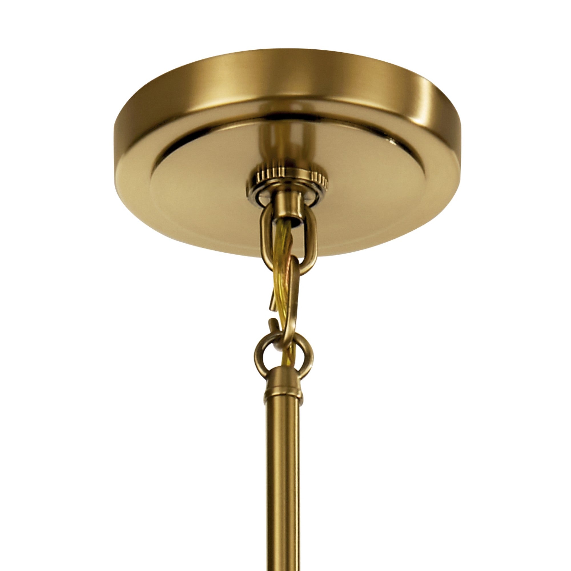 Eastmont 8" Mini Pendant, Brushed Brass Finish - Bees Lighting