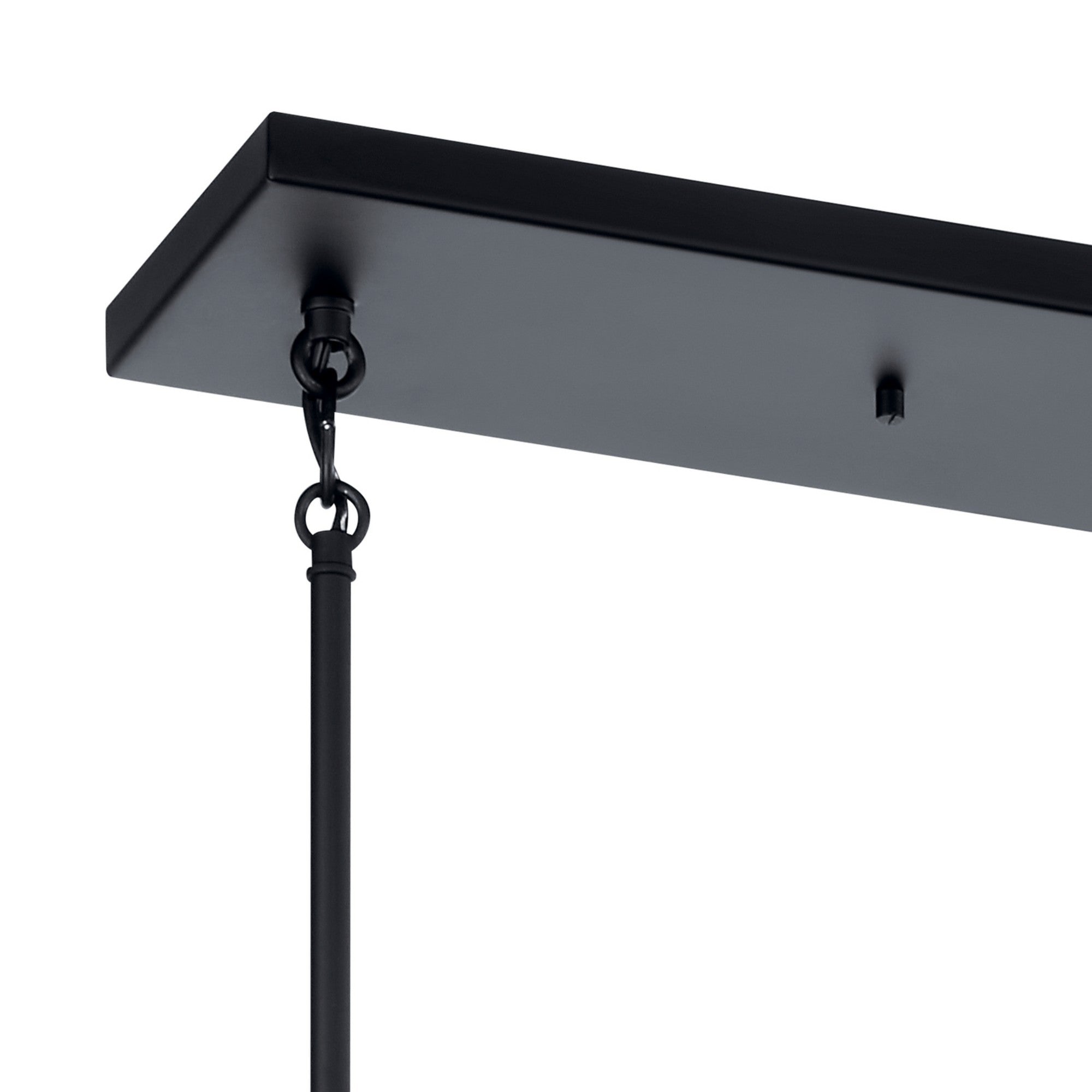 Torvee 41" 5-Light Linear Chandelier, Black Finish - Bees Lighting