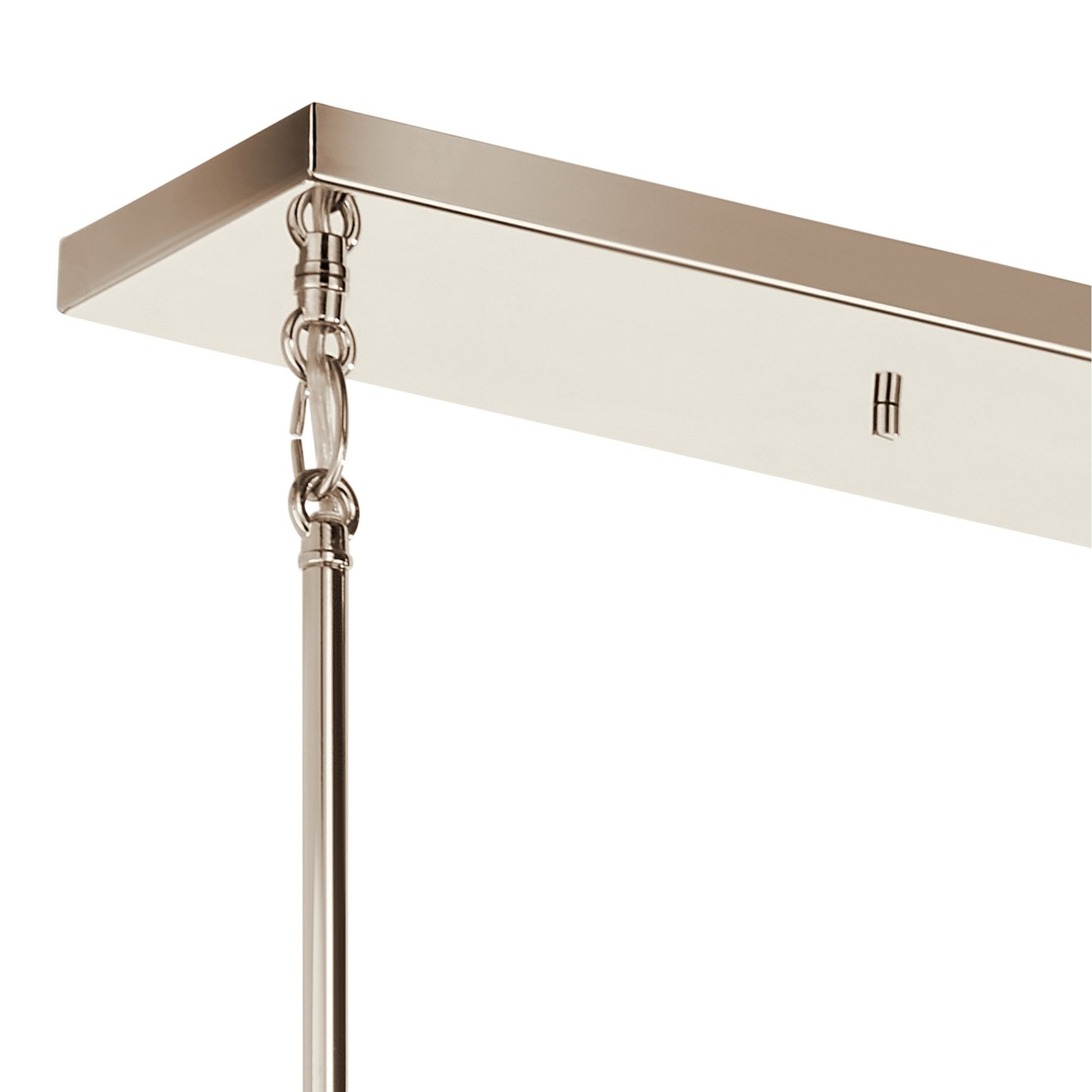 Torvee 41" 5-Light Linear Chandelier, Nickel Textured Finish - Bees Lighting
