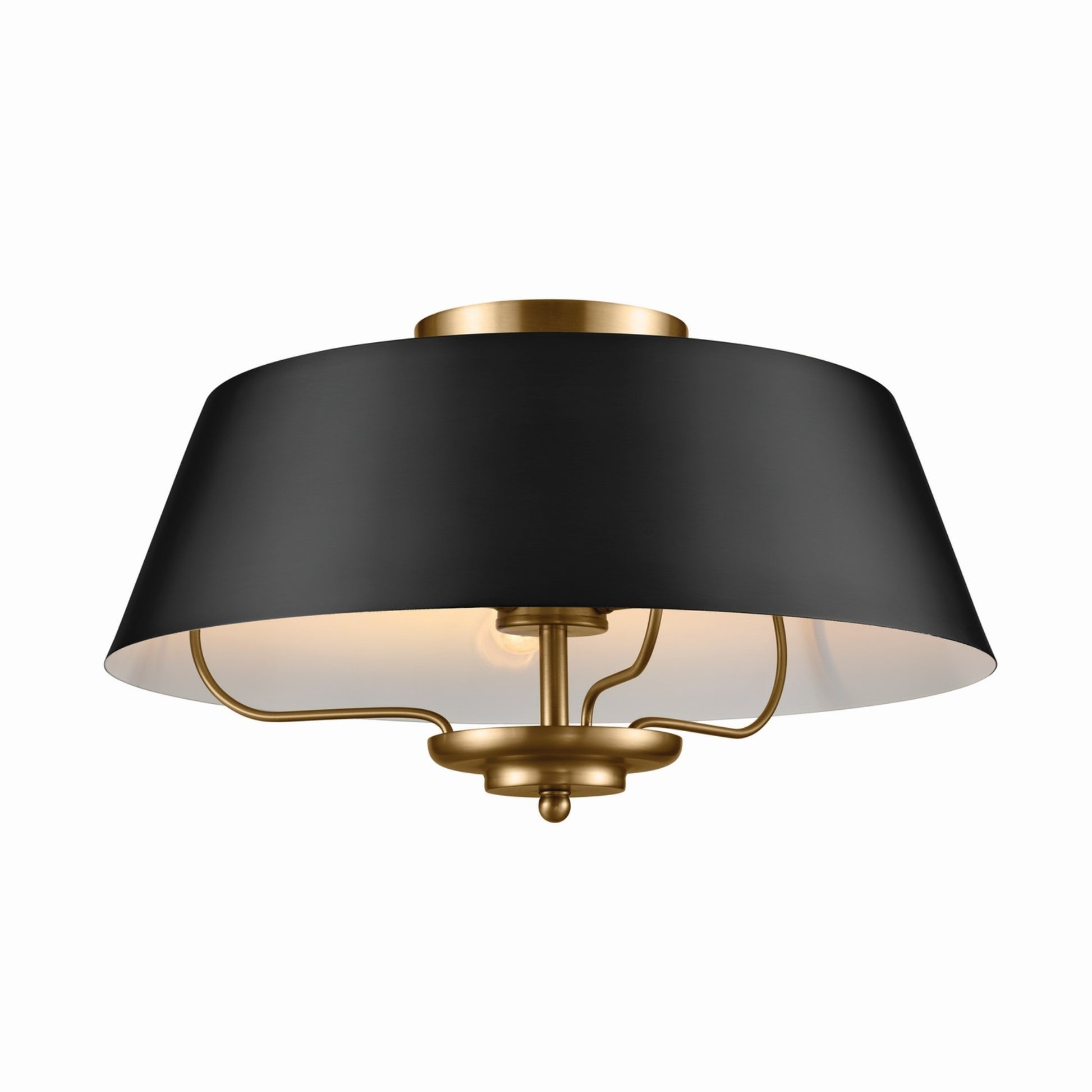 Luella 16" 3-Light Convertible Pendant, Black Finish - Bees Lighting