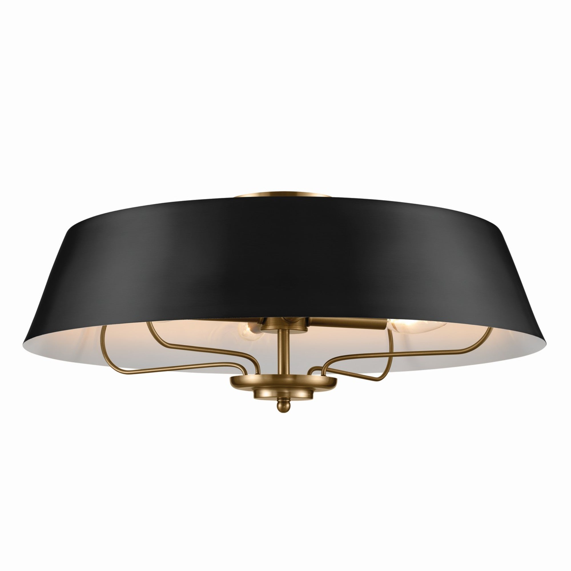 Luella 22" 4-Light Convertible Pendant, Black Finish - Bees Lighting