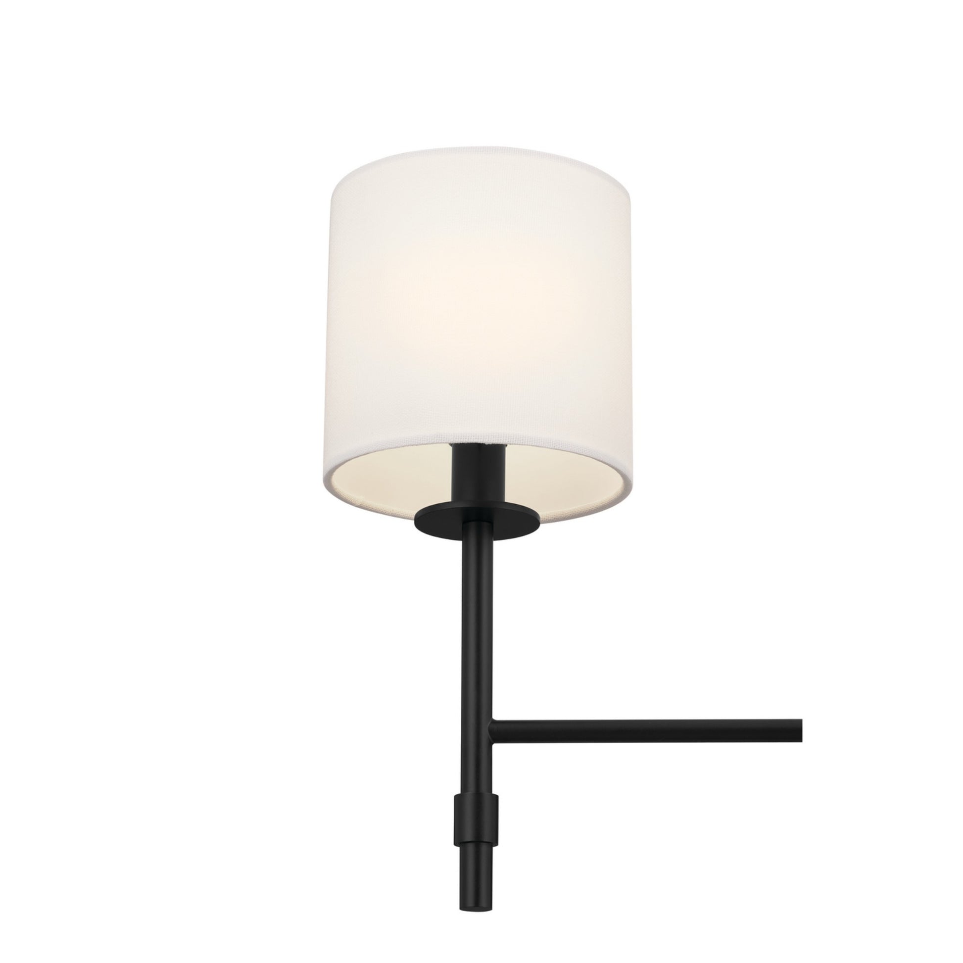 Ali 28" 6-Light Chandelier, Black Finish - Bees Lighting