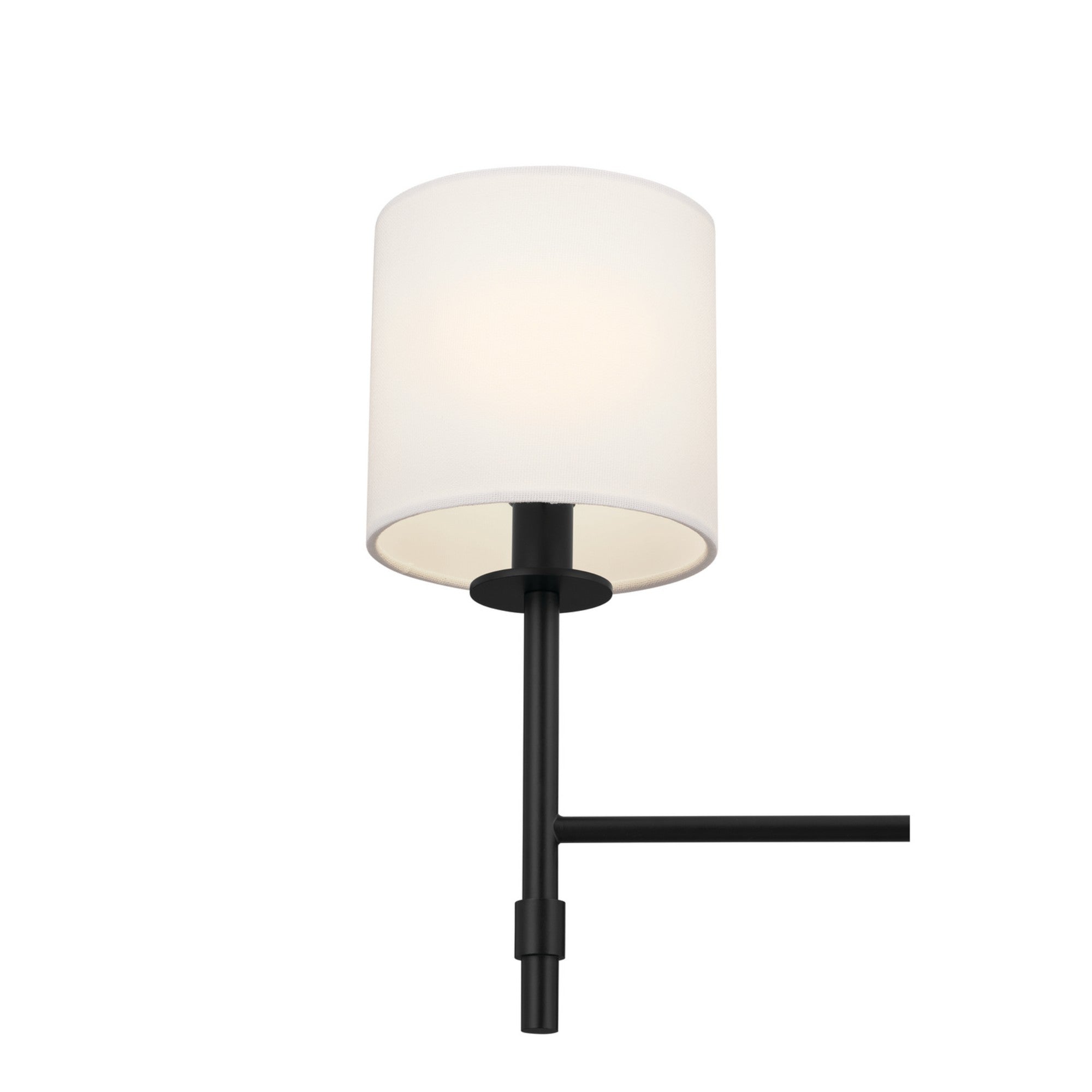 Ali 28" 6-Light Chandelier, Black Finish - Bees Lighting