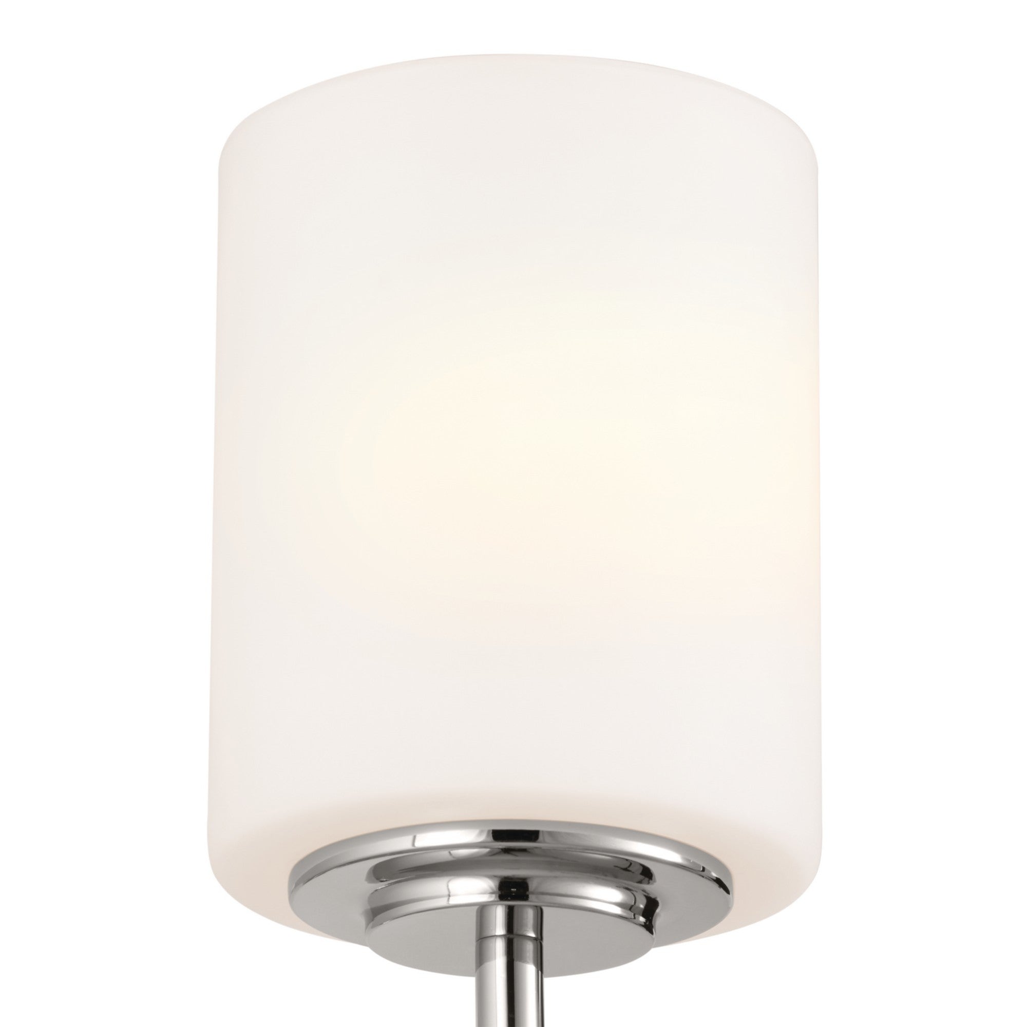 Ali 5" Wall Sconce, Polished Nickel Finish, Glass Shade - Bees Lighting