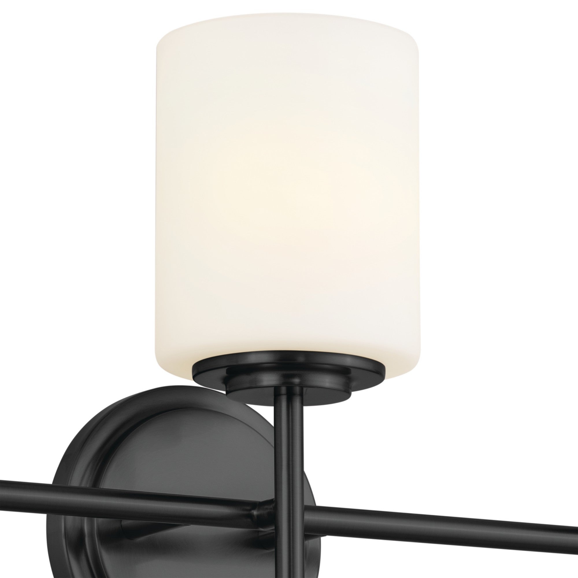 Ali 23" 3-Light Bath Vanity Light, Black Finish - Bees Lighting