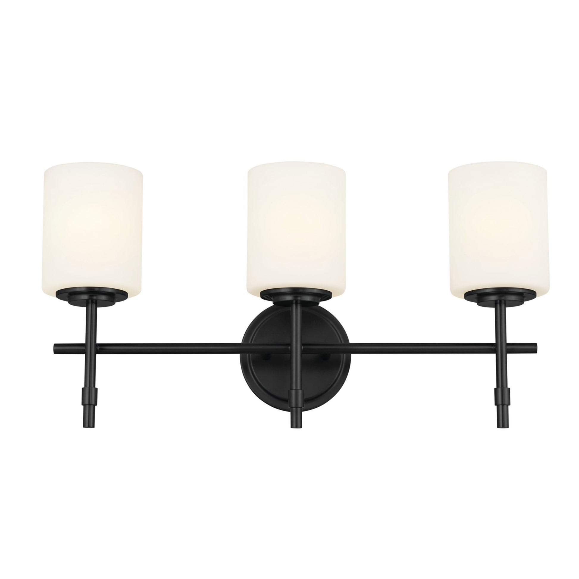Ali 23" 3-Light Bath Vanity Light, Black Finish - Bees Lighting