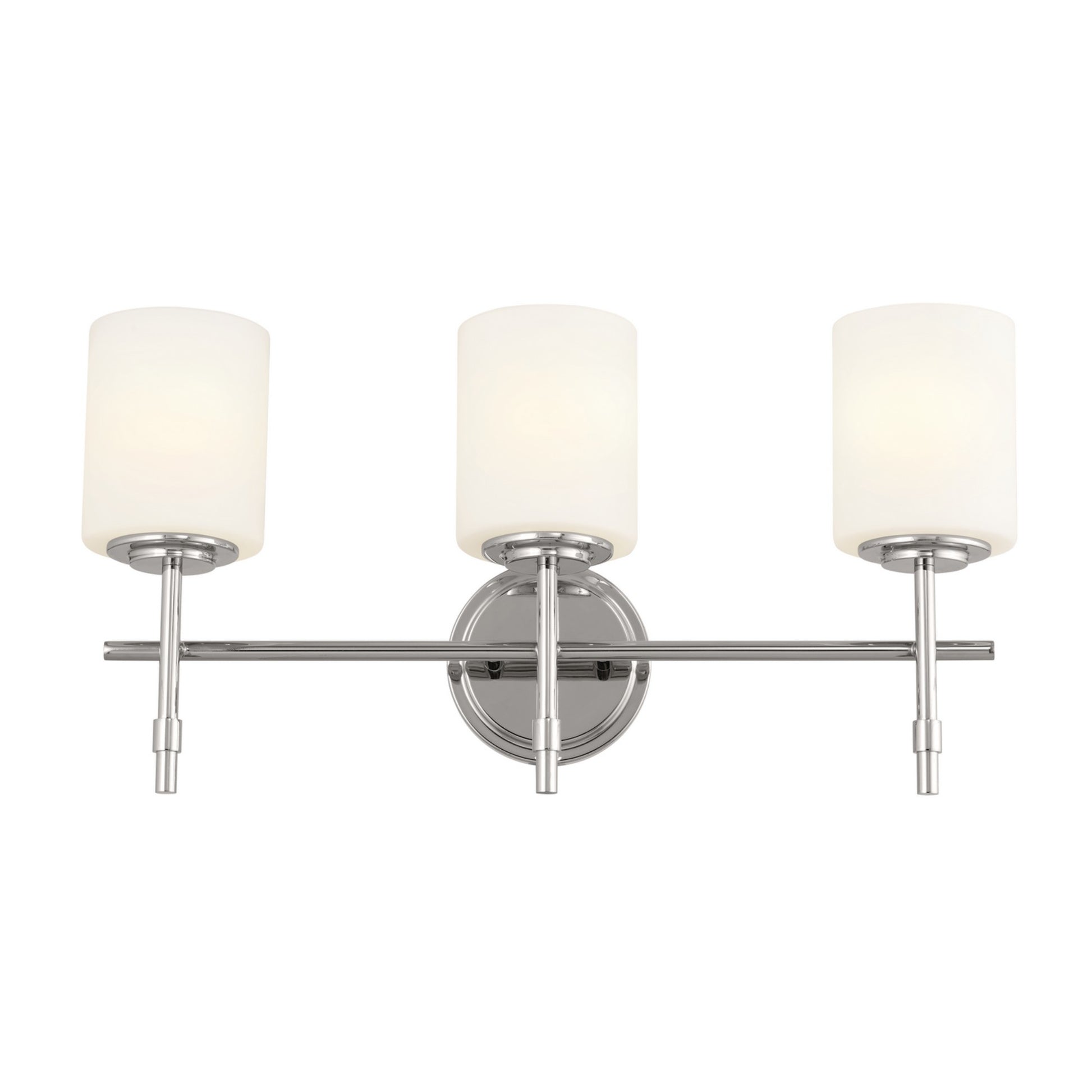 Ali 23" 3-Light Bath Vanity Light, Polished Nickel Finish - Bees Lighting