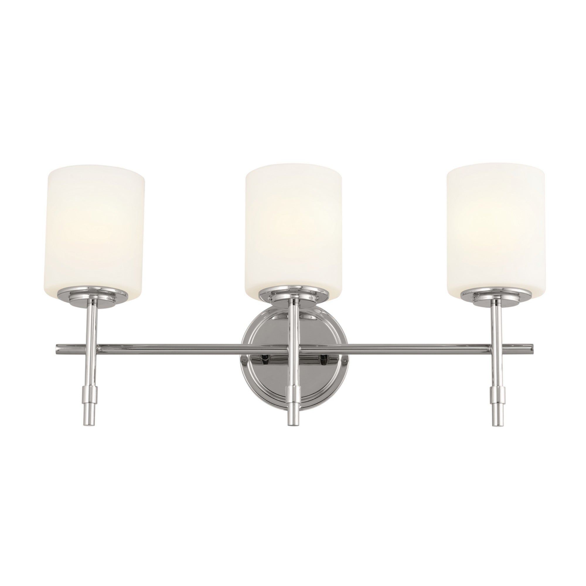 Ali 23" 3-Light Bath Vanity Light, Polished Nickel Finish - Bees Lighting