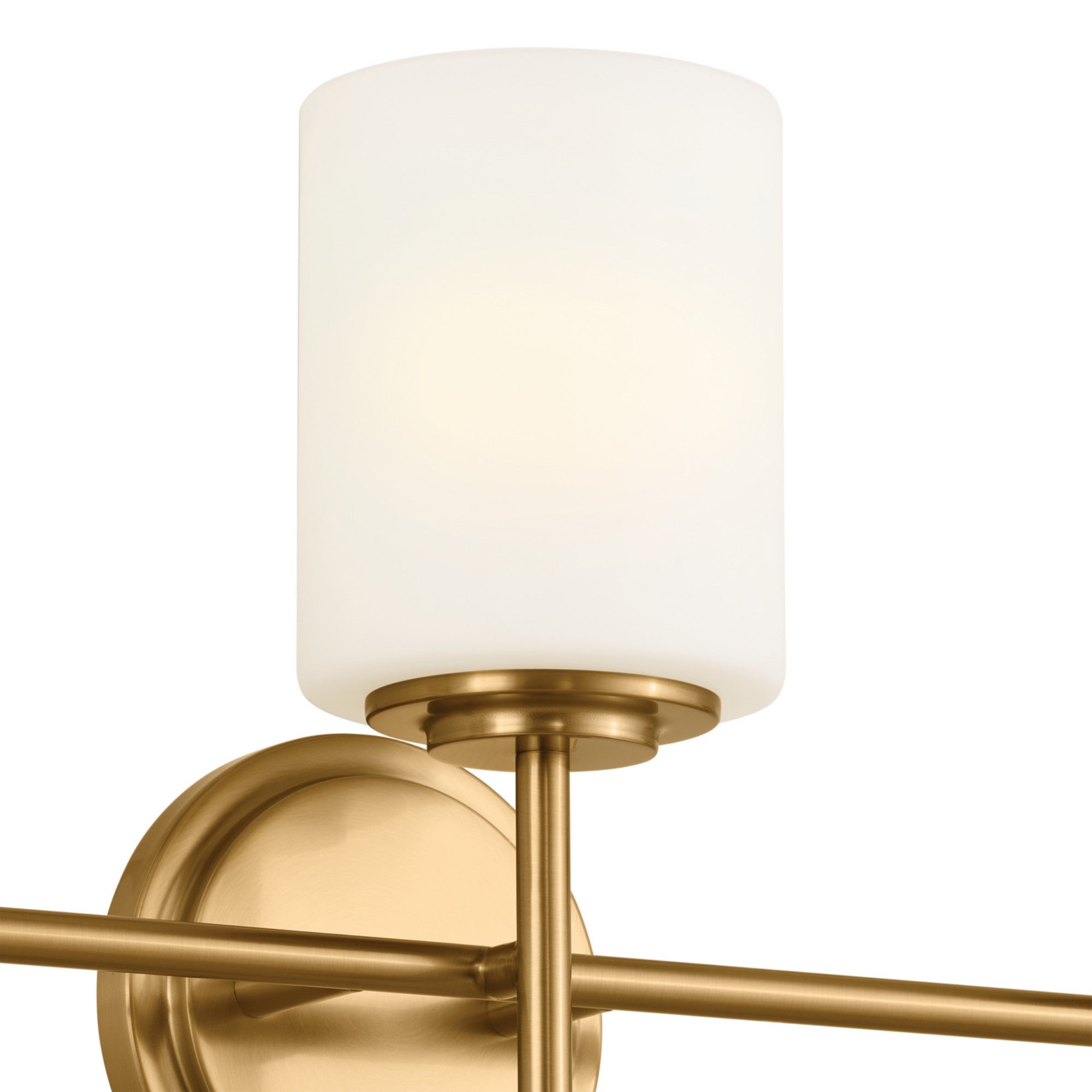 Ali 23" 3-Light Bath Vanity Light, Brushed Natural Brass Finish - Bees Lighting