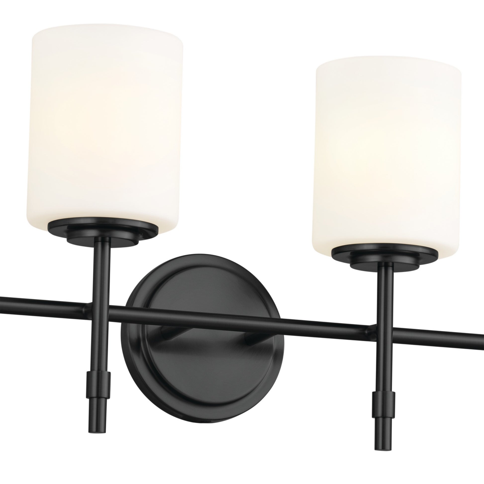Ali 33" 4-Light Bath Vanity Light, Black Finish - Bees Lighting