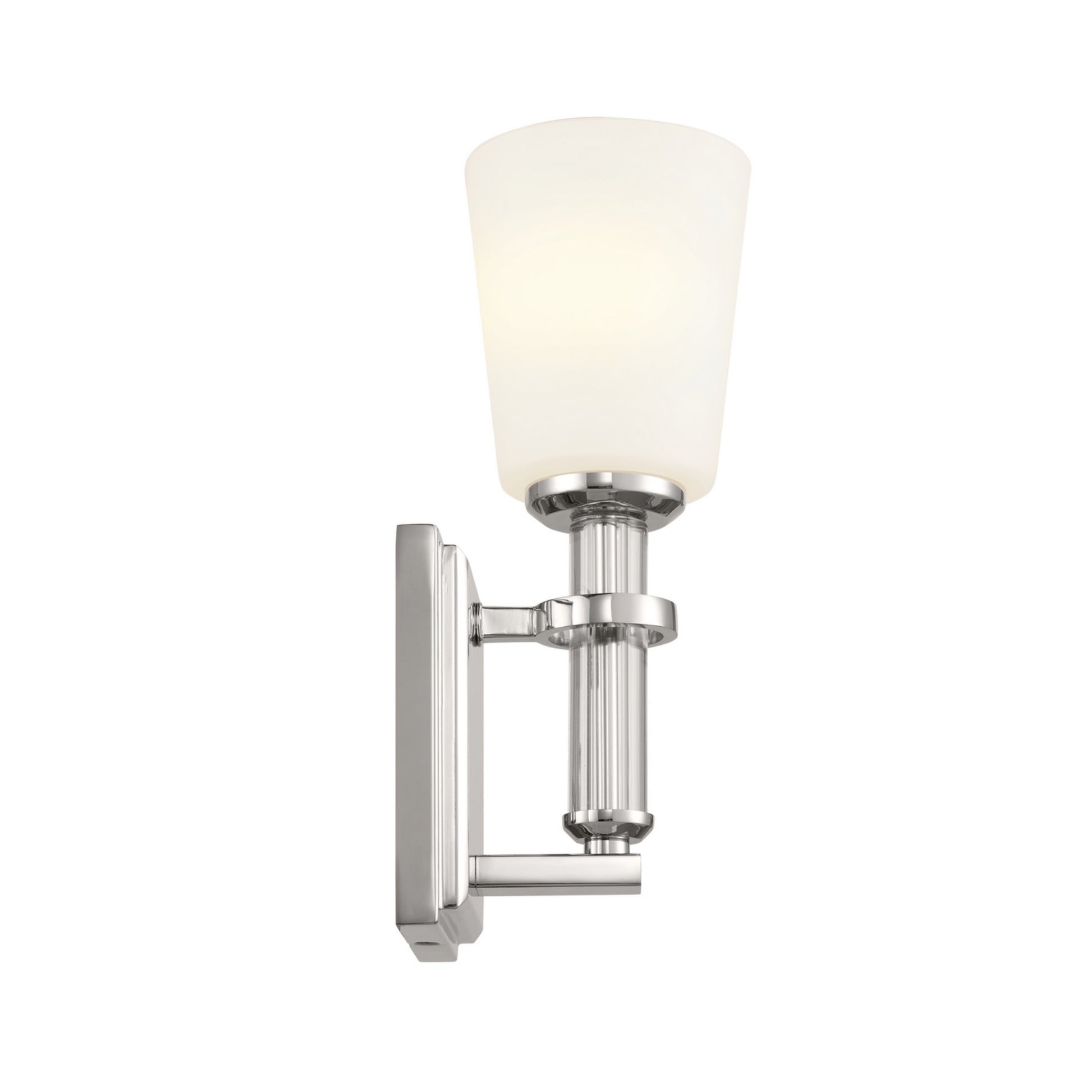 Rosalind 5" Wall Sconce, Polished Nickel Finish - Bees Lighting