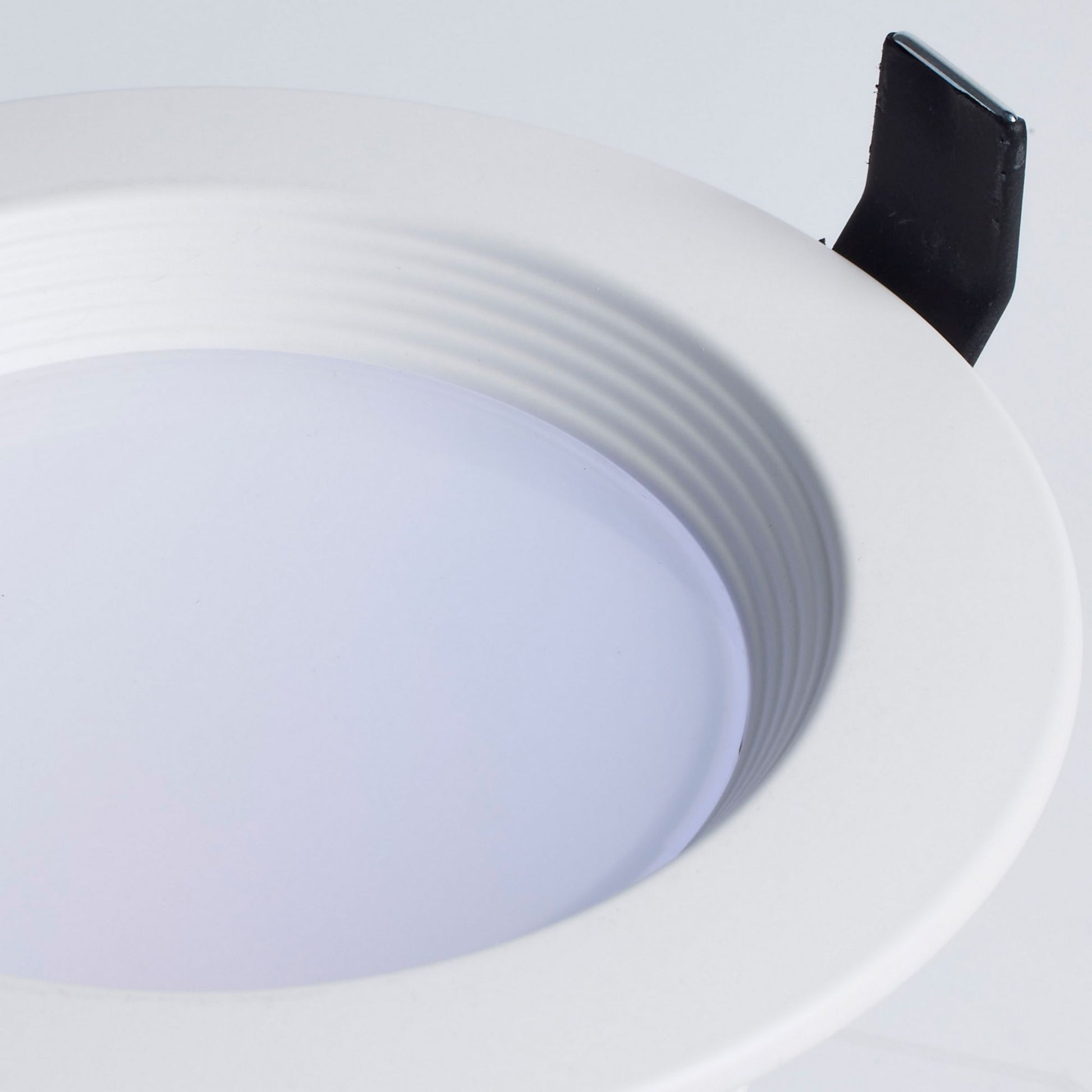 4" Commercial LED Downlight, 12W, 1200 Lm, 5-CCT, Baffle Trim, 120-277V - Bees Lighting
