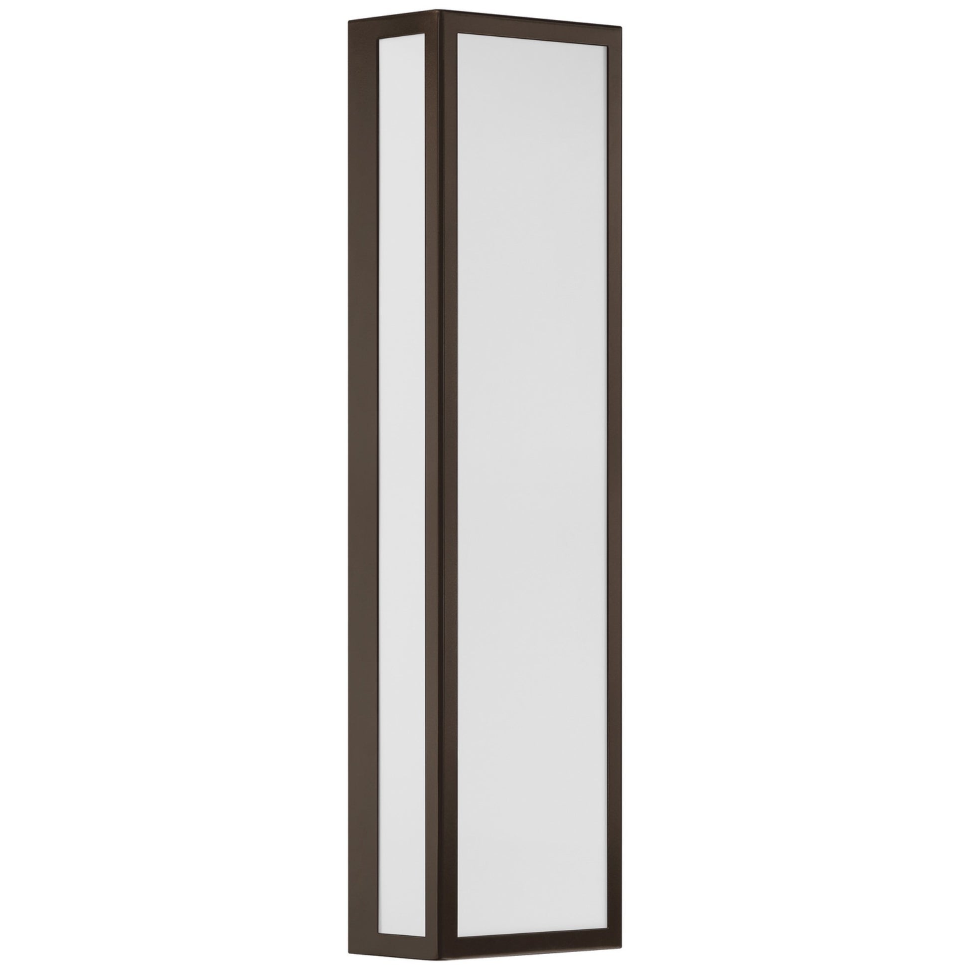 GEO Dual Voltage 26" LED Outdoor Wall Sconce, Bronze Finish - Bees Lighting