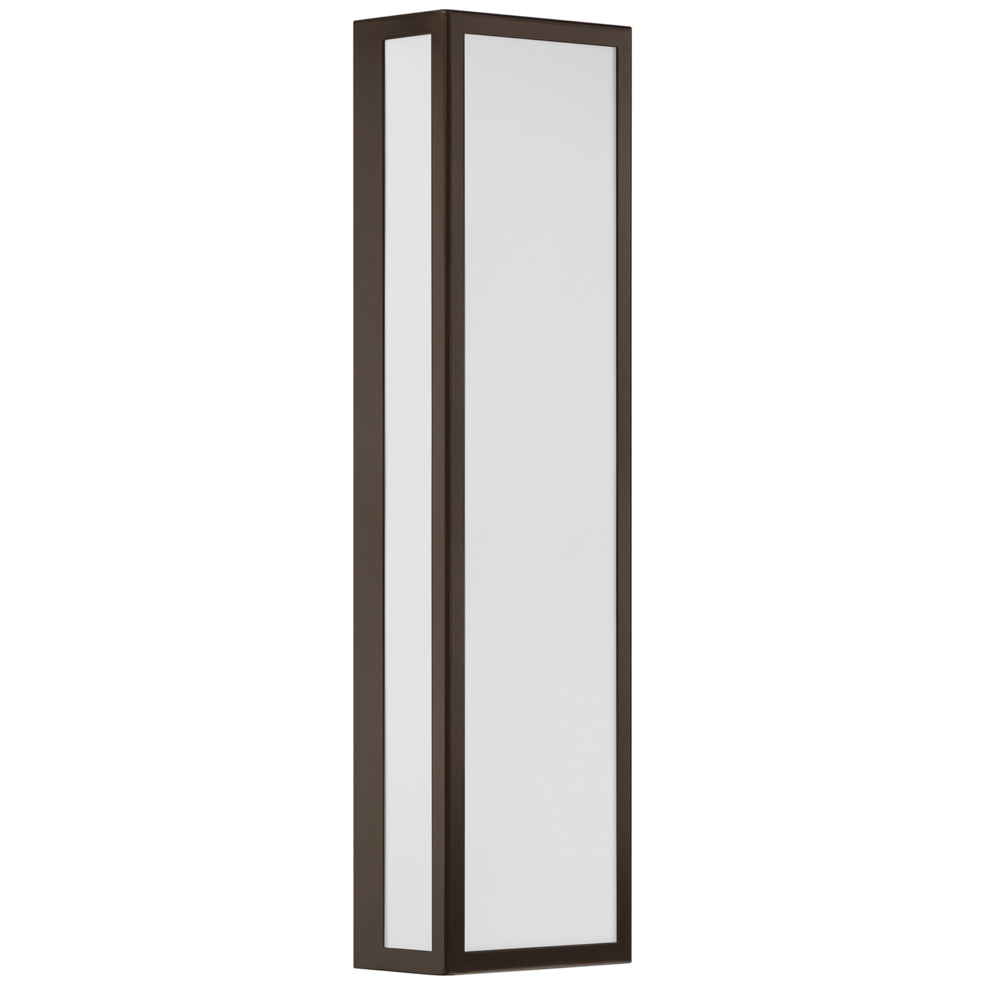 GEO Dual Voltage 26" LED Outdoor Wall Sconce, Bronze Finish - Bees Lighting
