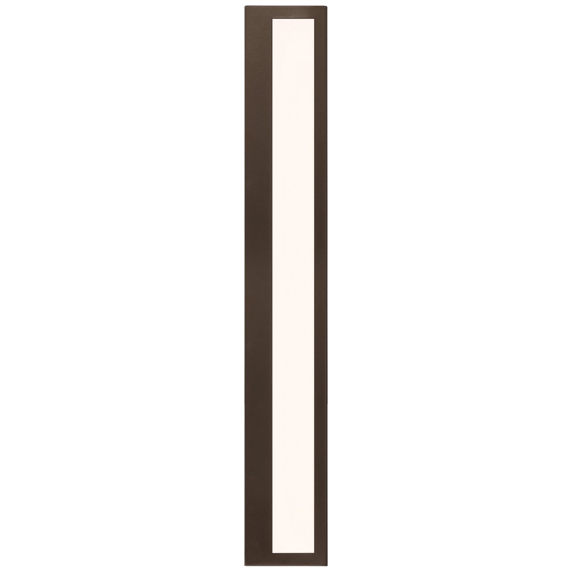 GEO Dual Voltage 26" LED Outdoor Wall Sconce, Bronze Finish - Bees Lighting