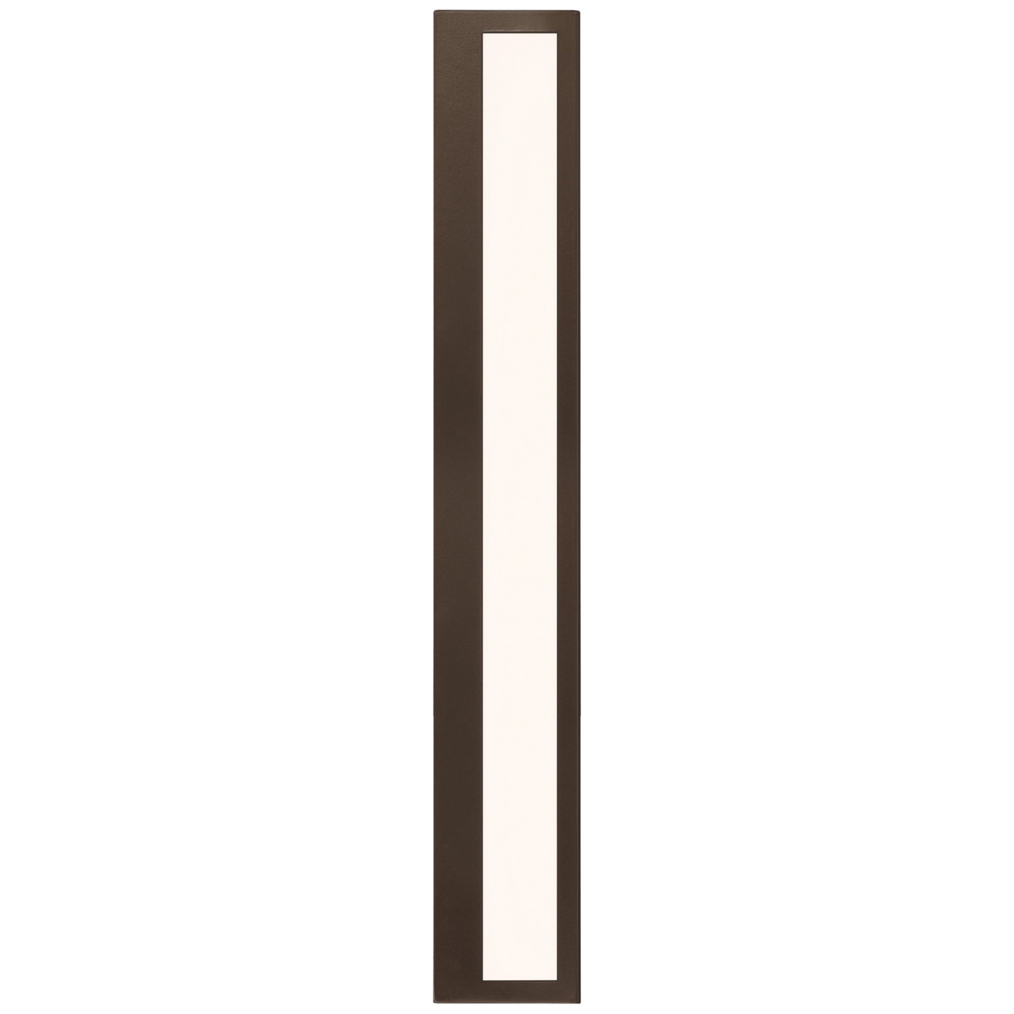 GEO Dual Voltage 26" LED Outdoor Wall Sconce, Bronze Finish - Bees Lighting