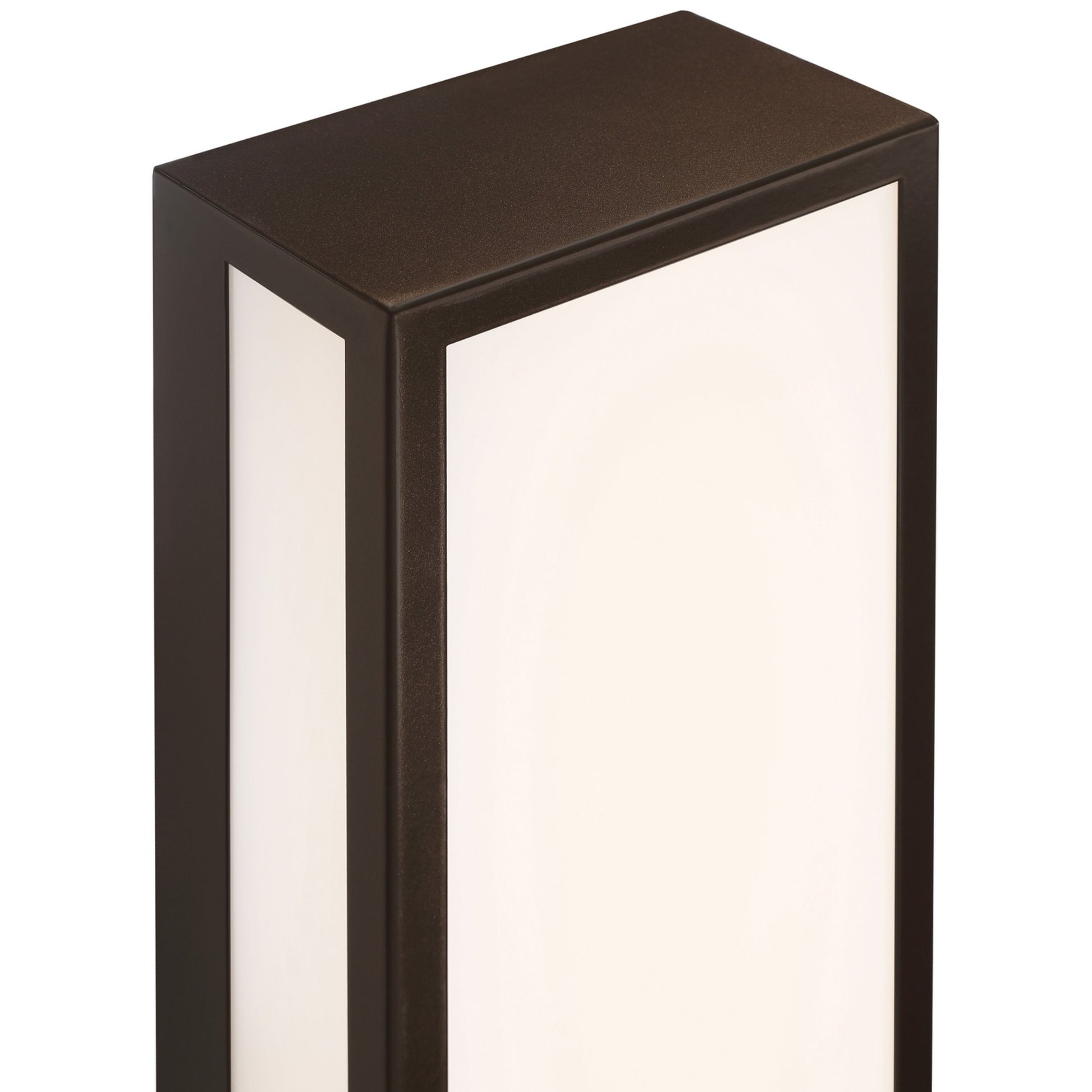 GEO Dual Voltage 26" LED Outdoor Wall Sconce, Bronze Finish - Bees Lighting