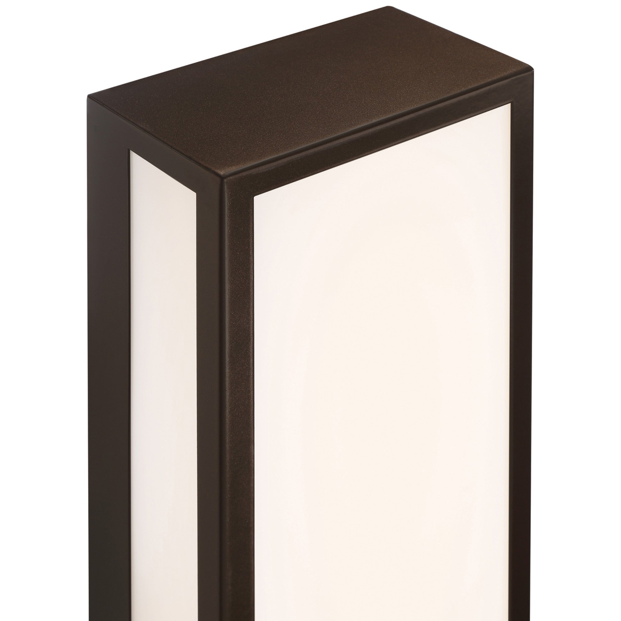 GEO Dual Voltage 26" LED Outdoor Wall Sconce, Bronze Finish - Bees Lighting