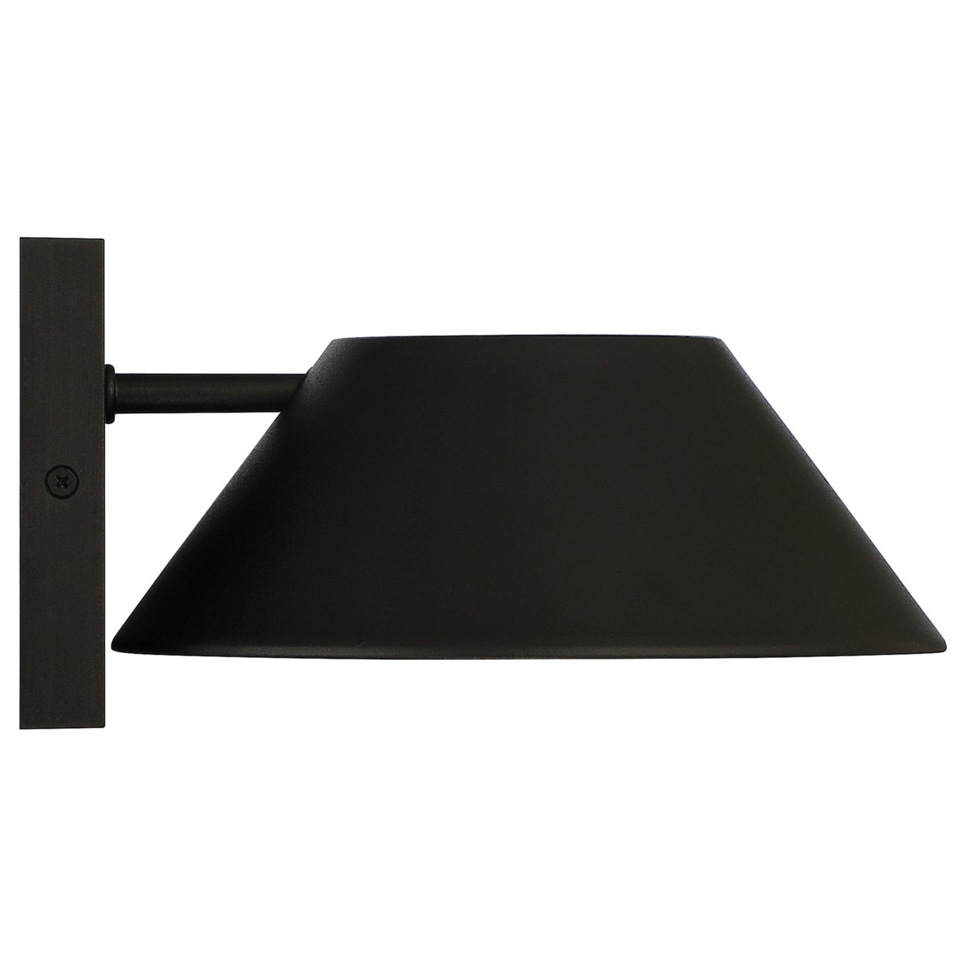 Solano 12" LED Outdoor Wall Sconce, Black Finish - Bees Lighting