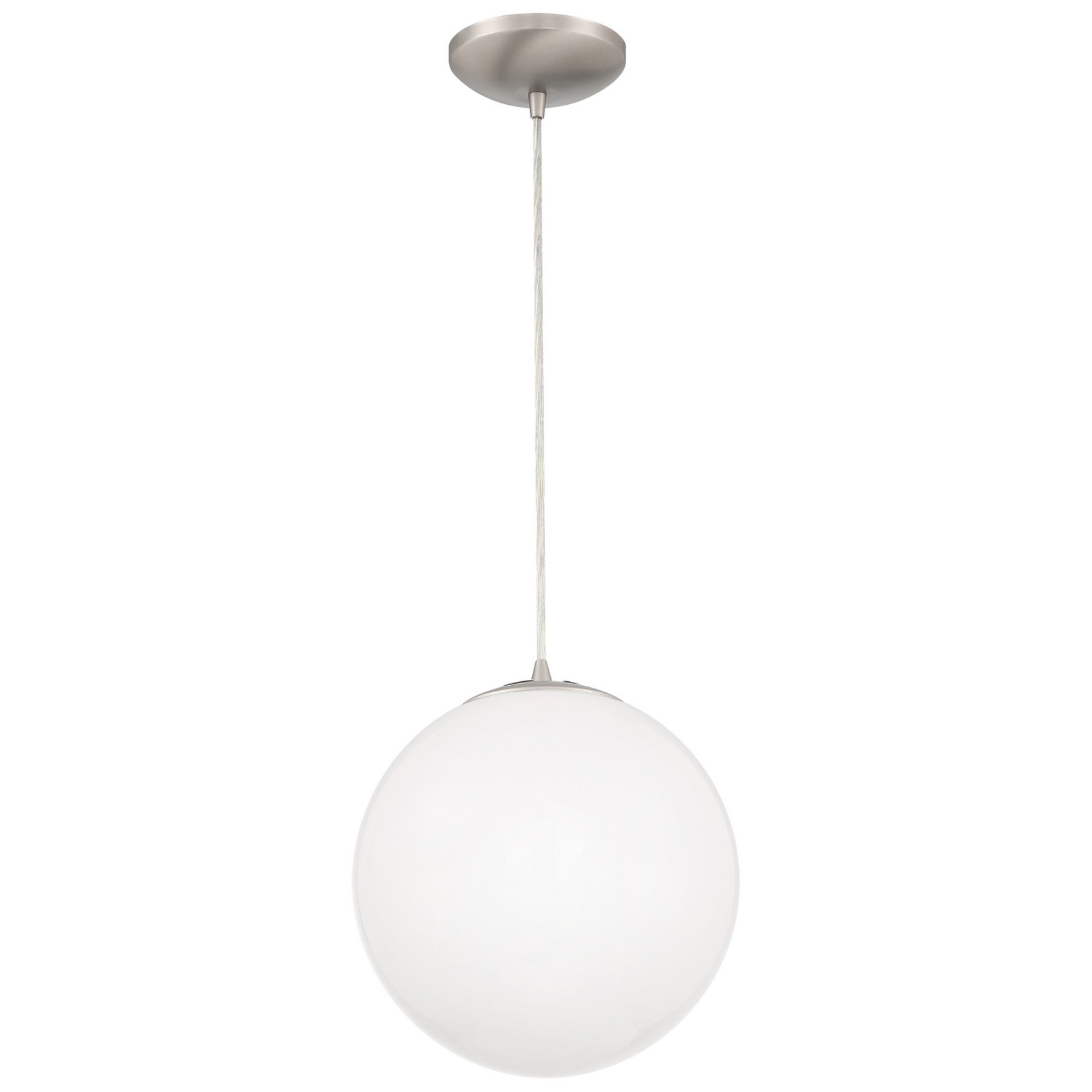 Pearl 11" Pendant, Brushed Steel Finish - Bees Lighting