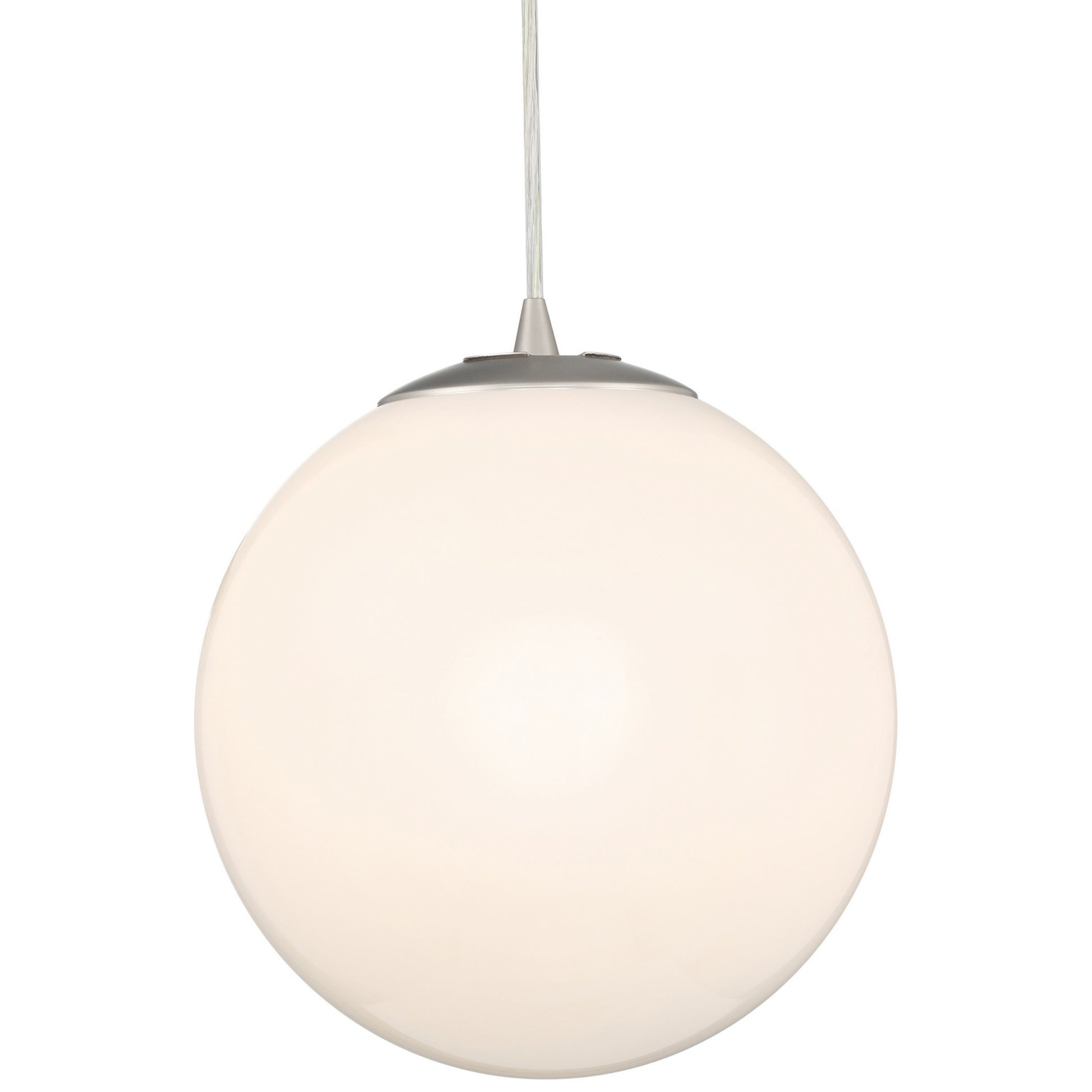 Pearl 11" Pendant, Brushed Steel Finish - Bees Lighting