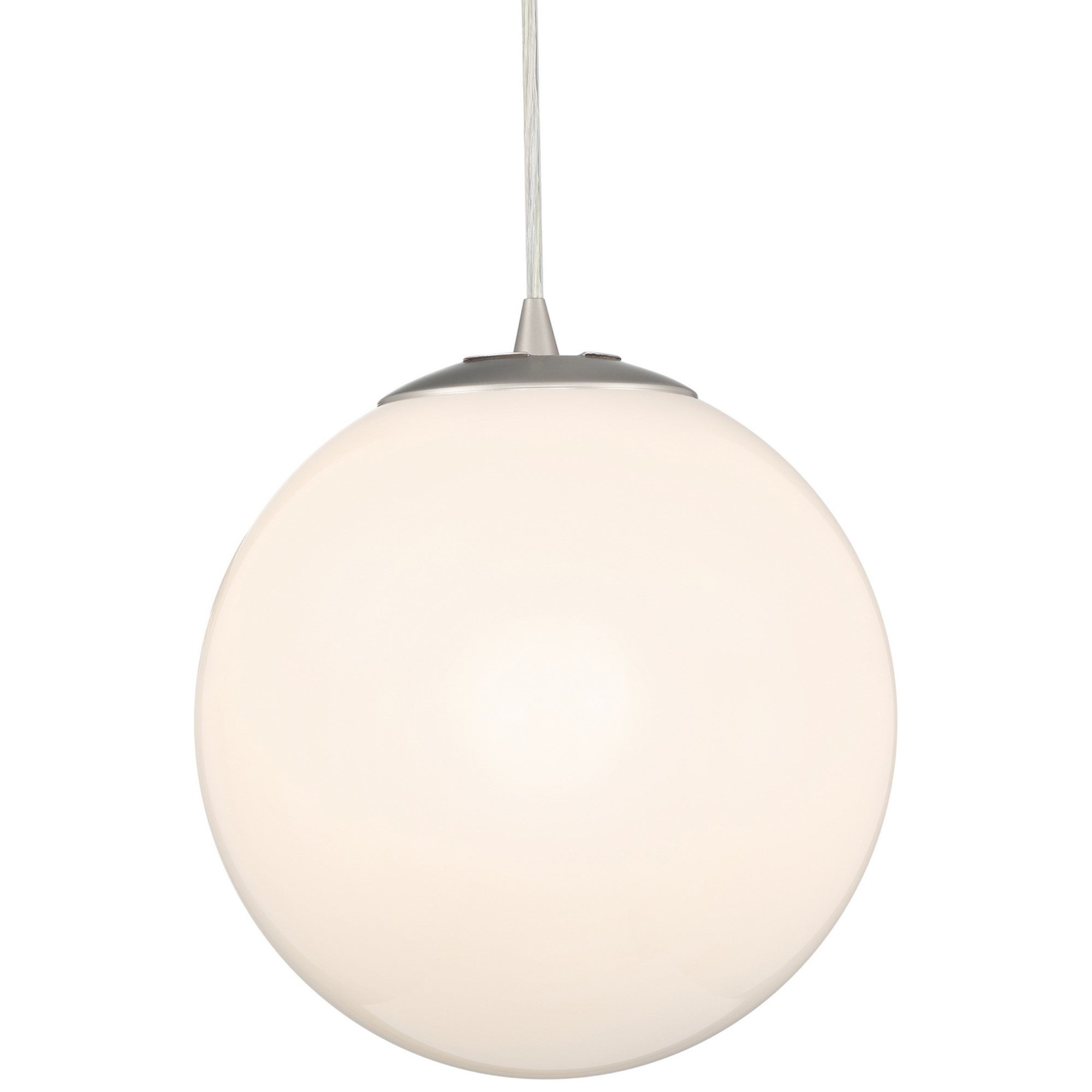 Pearl 11" Pendant, Brushed Steel Finish - Bees Lighting