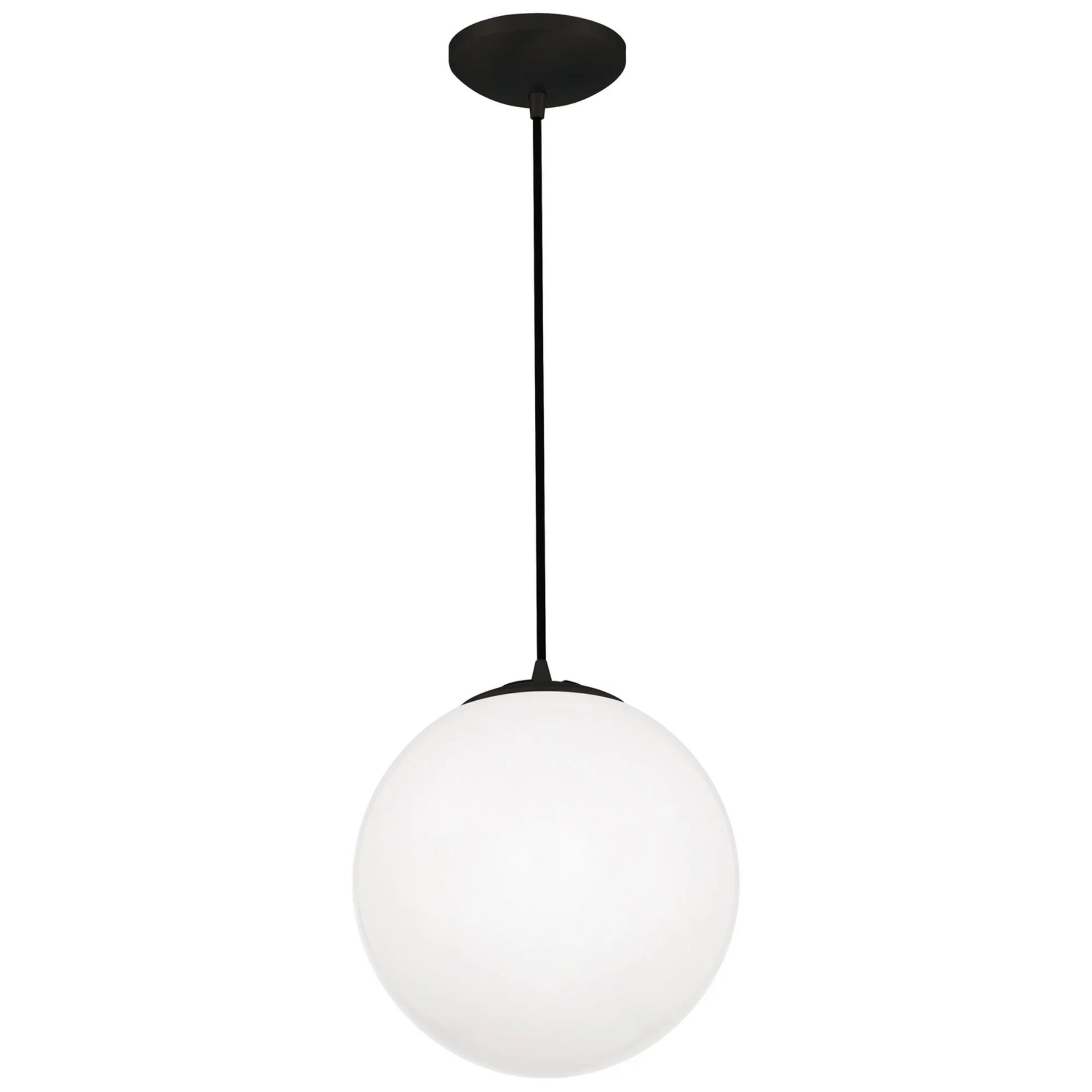 Pearl 11" Pendant, Matte Black Finish - Bees Lighting