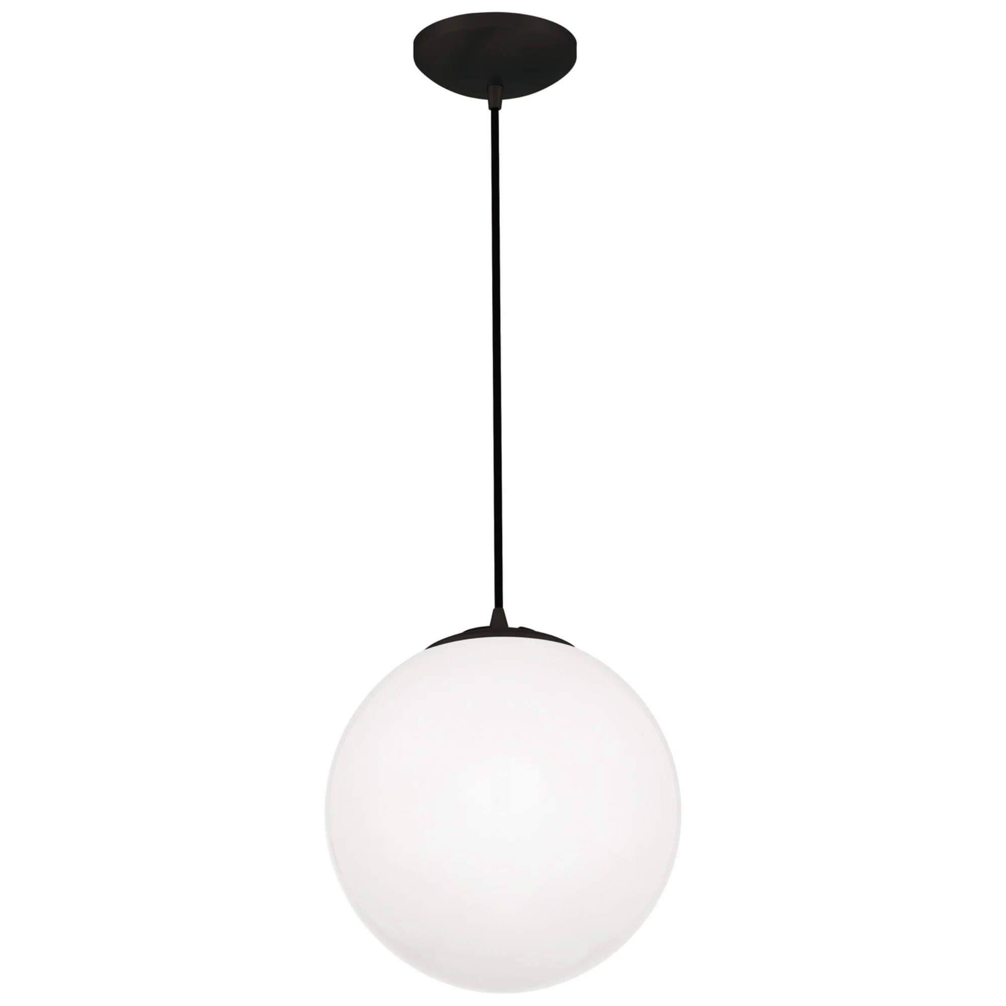 Pearl 11" Pendant, Matte Black Finish - Bees Lighting