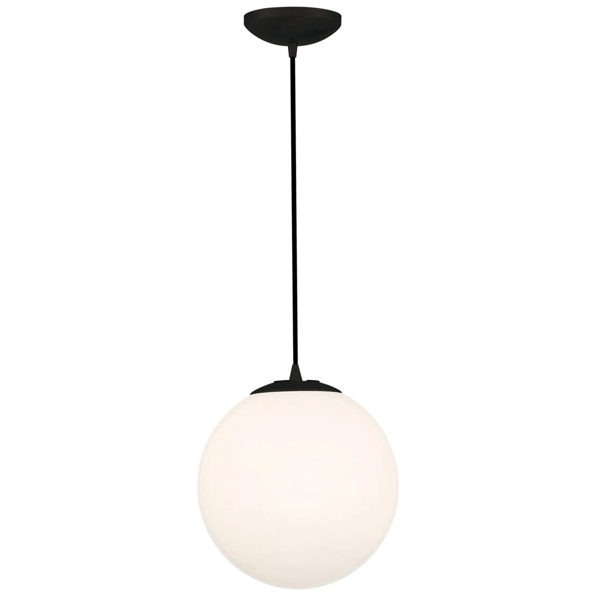 Pearl 11" Pendant, Matte Black Finish - Bees Lighting