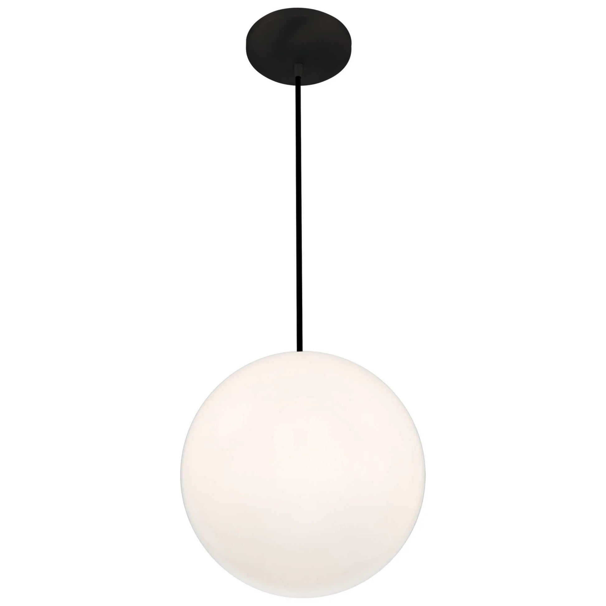 Pearl 11" Pendant, Matte Black Finish - Bees Lighting