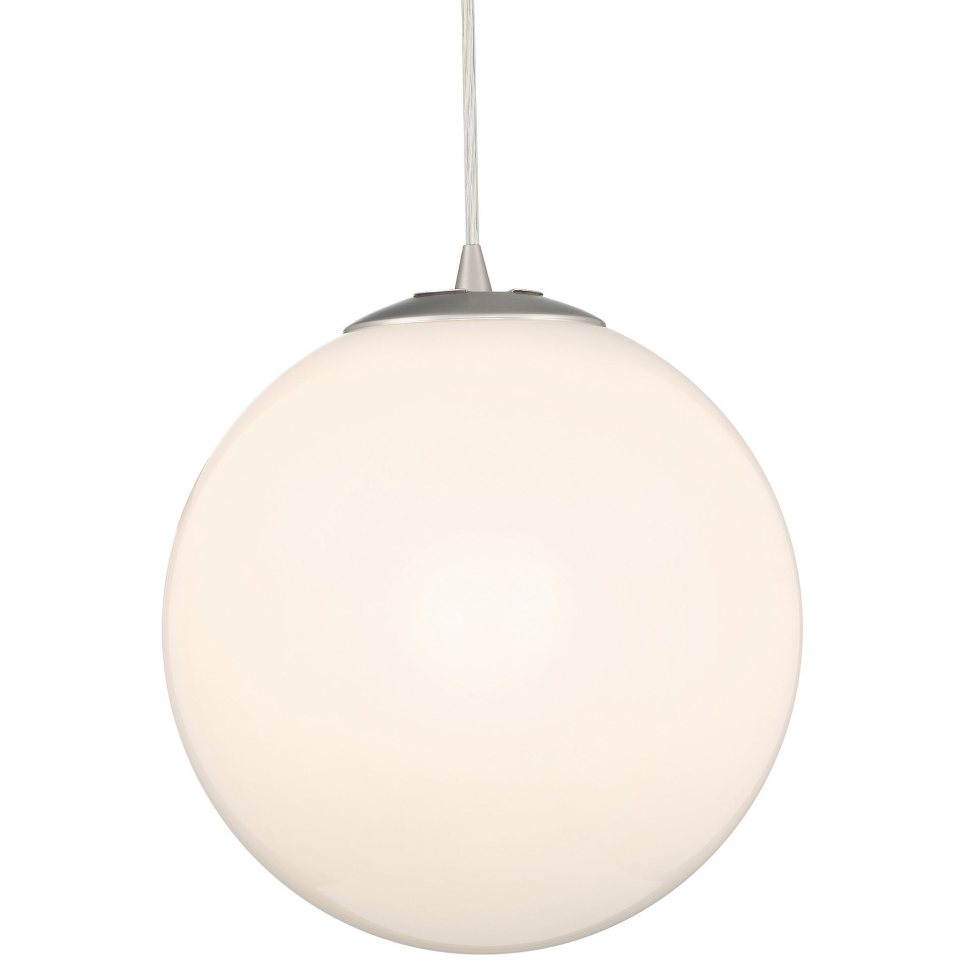 Pearl 17" Pendant, Brushed Steel Finish - Bees Lighting